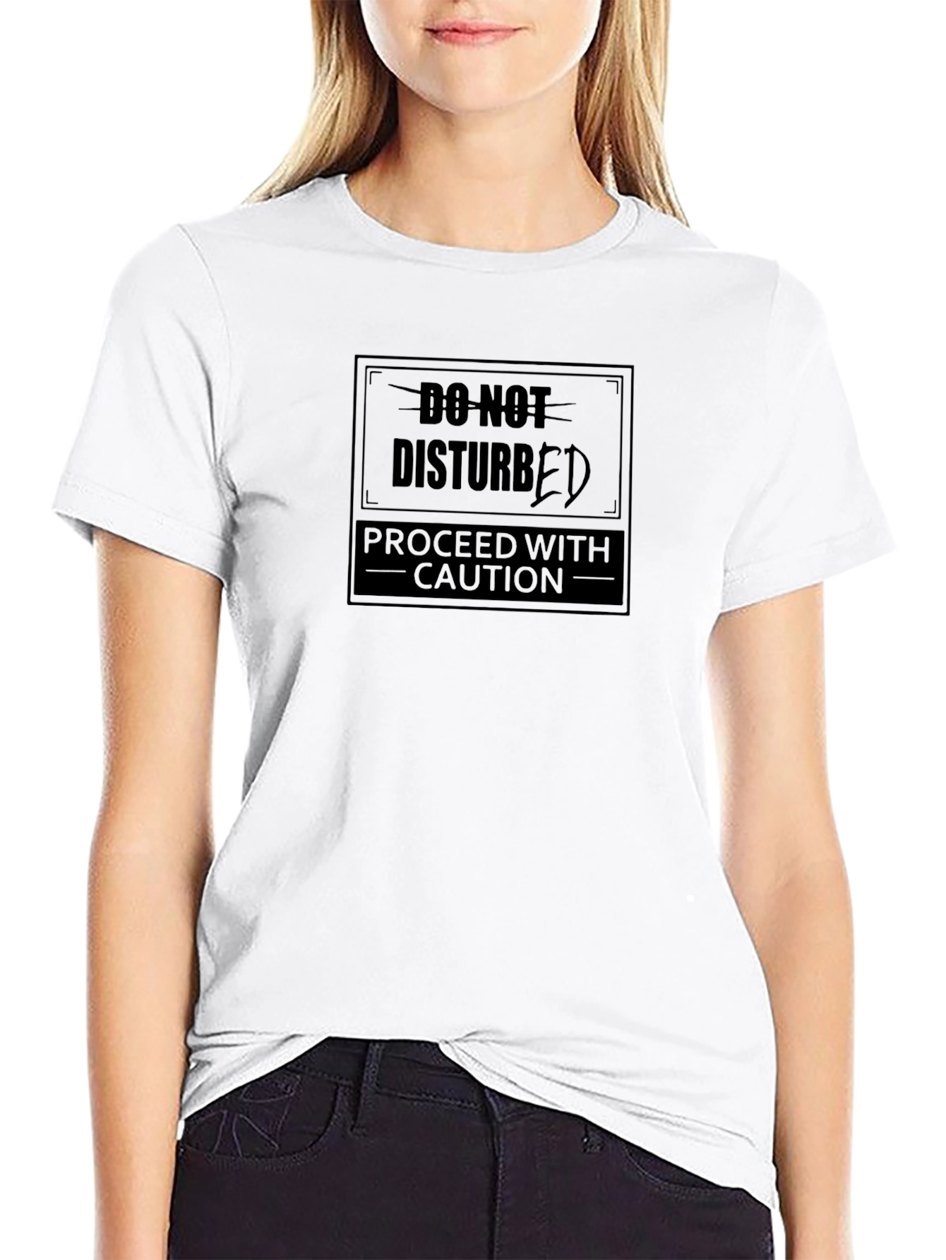 Do Not Disturb T-Shirt - Caution Graphic Tee