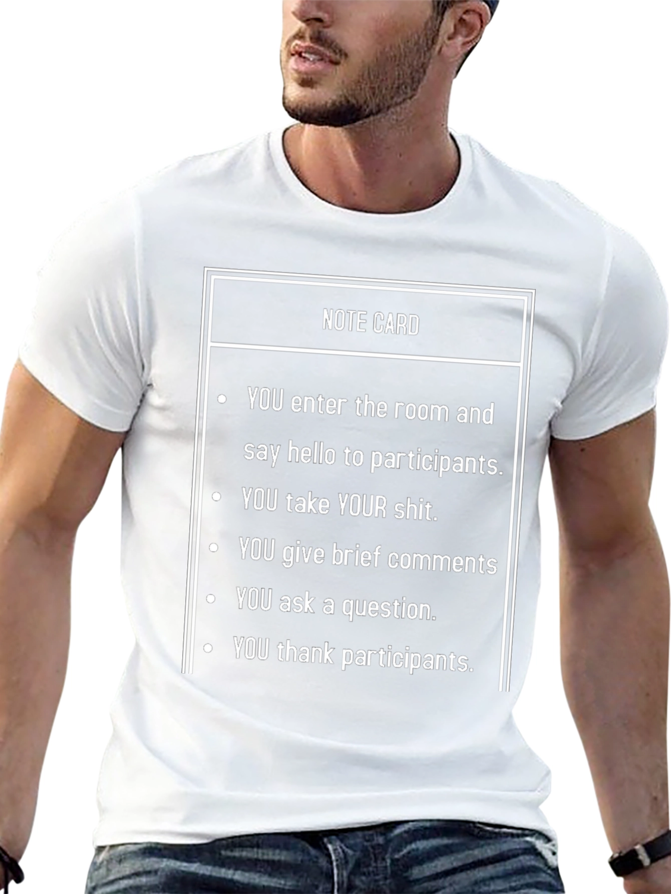 Note Card Mens T-Shirt