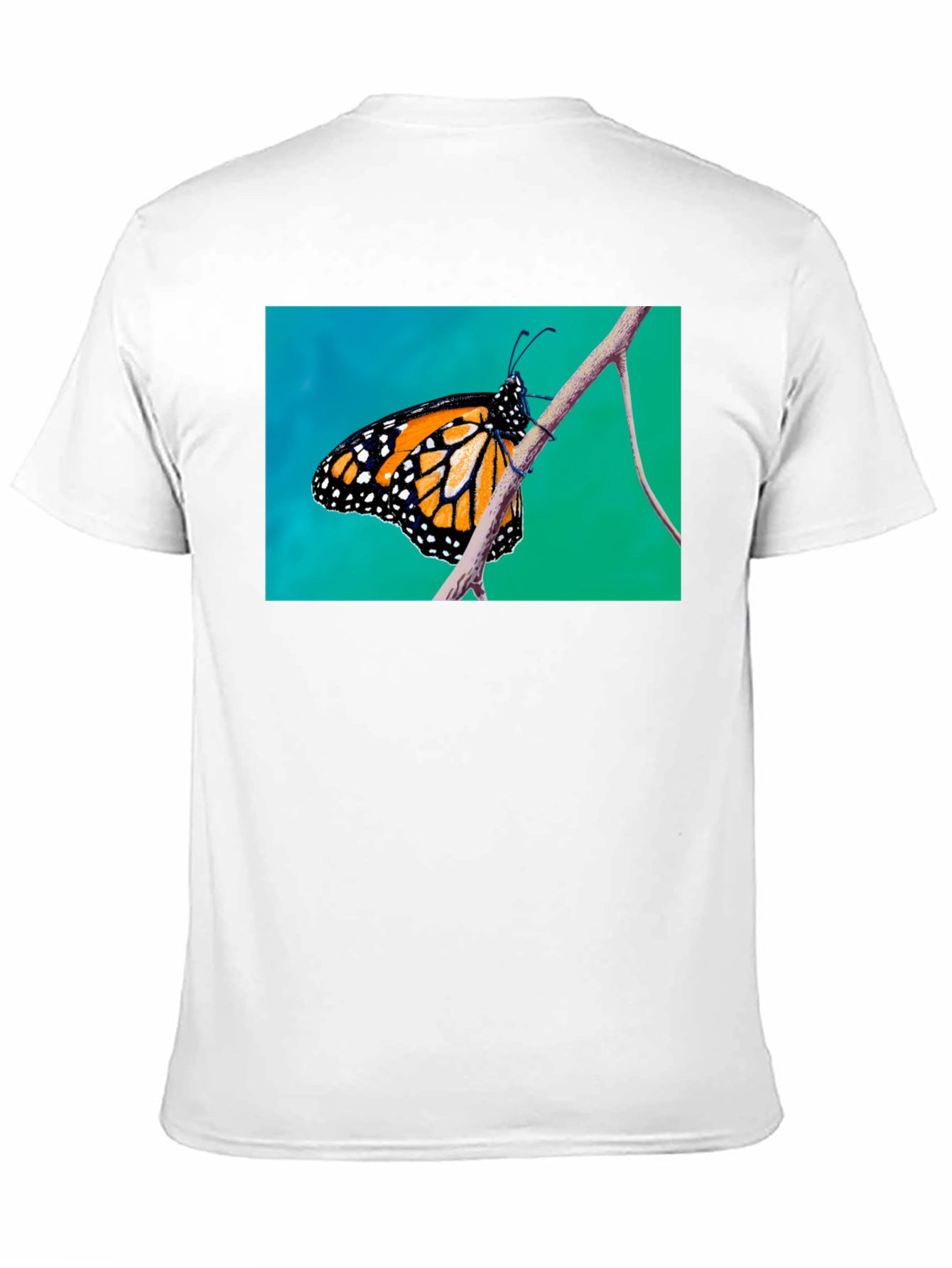 Monarch Butterfly T-Shirt - Black