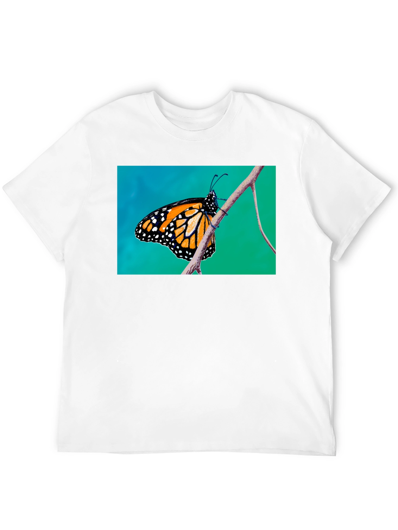 Monarch Butterfly T-Shirt - Black