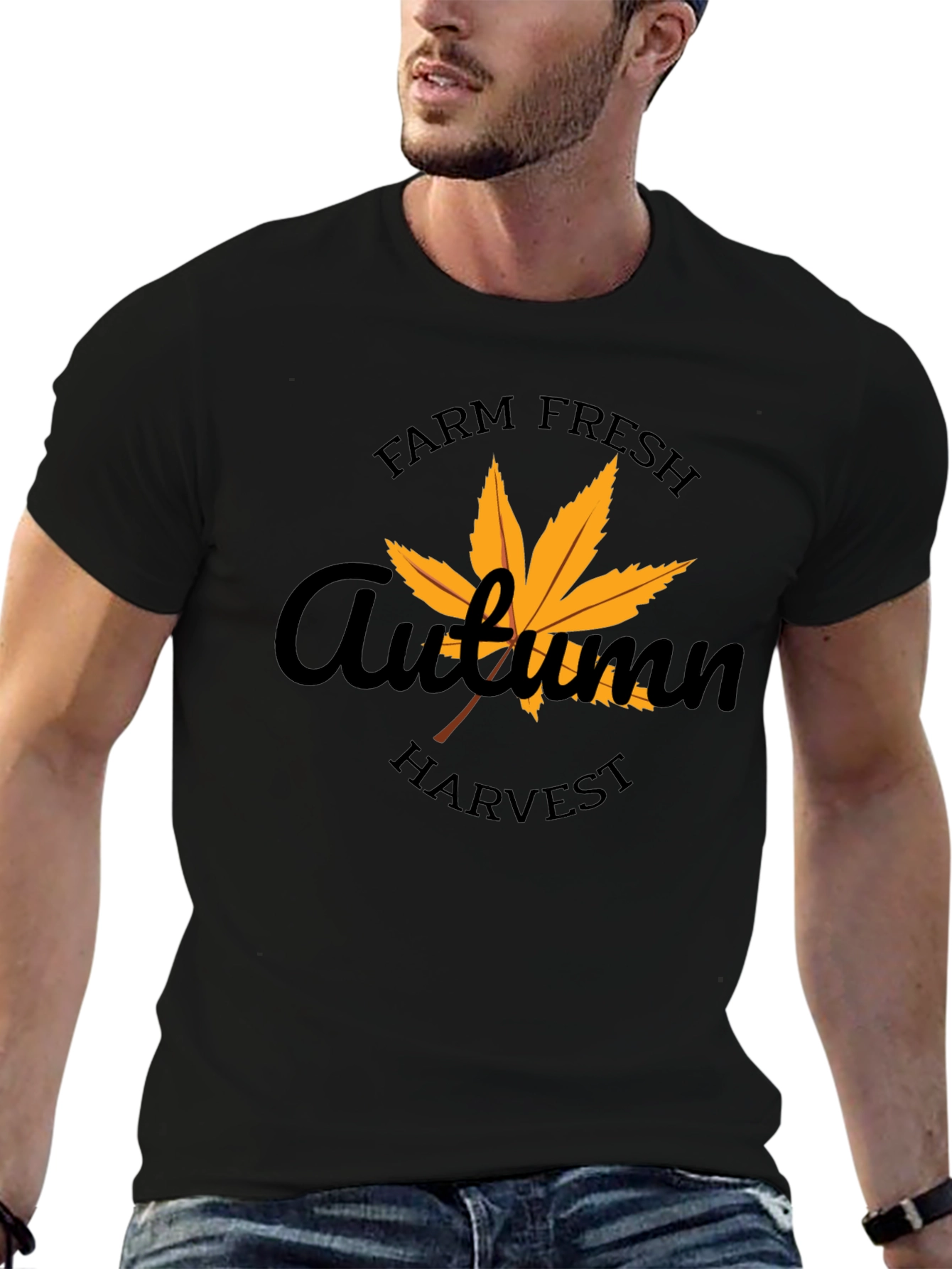 Farm Fresh Autumn Harvest Graphic T-Shirt