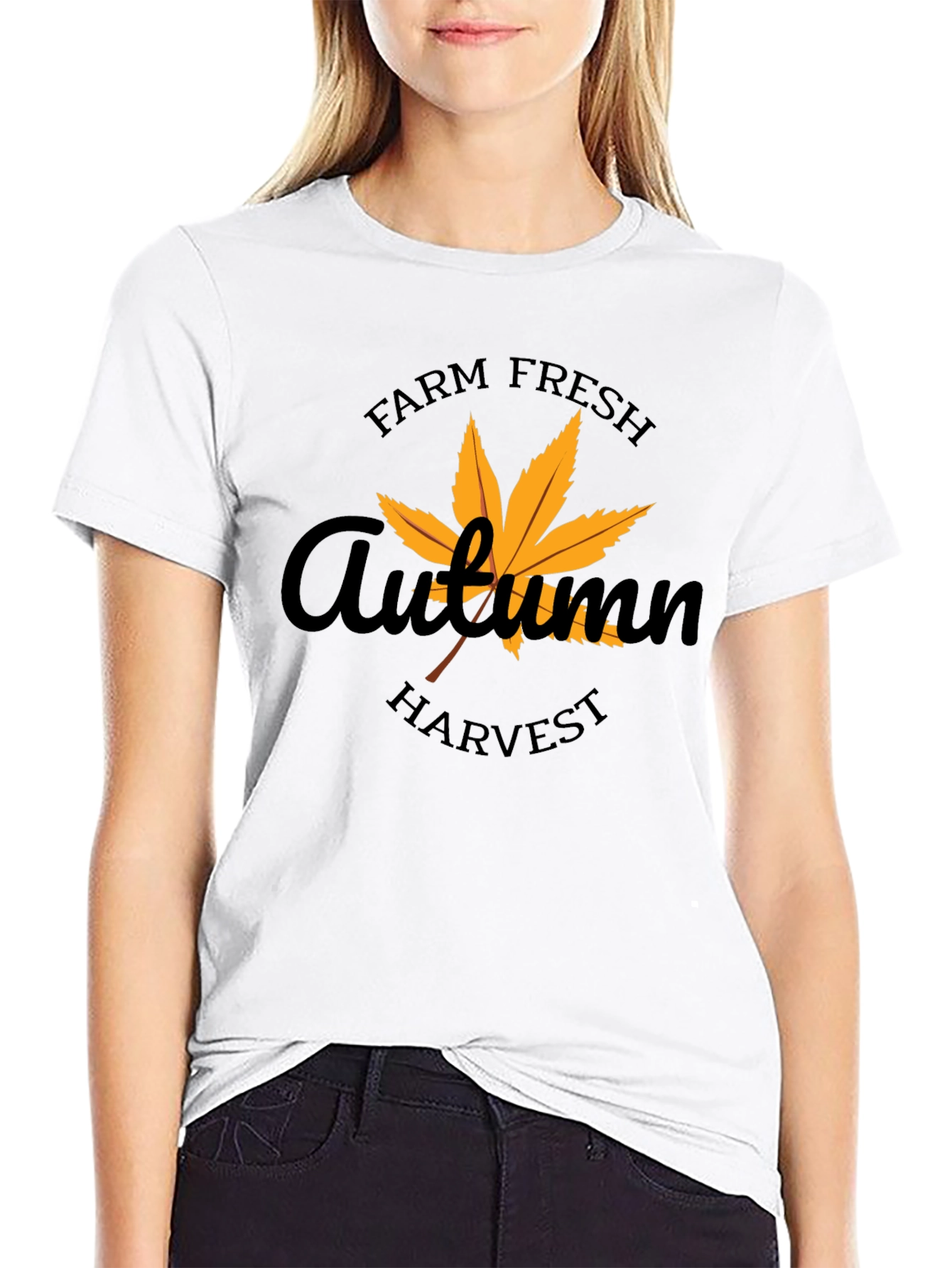 Farm Fresh Autumn Harvest Graphic T-Shirt