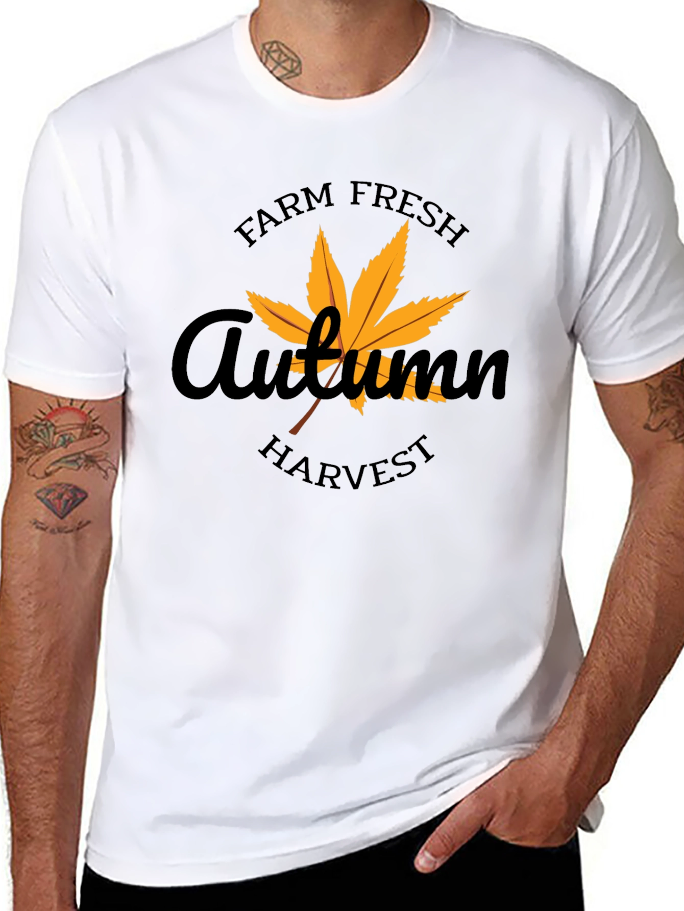 Farm Fresh Autumn Harvest Graphic T-Shirt