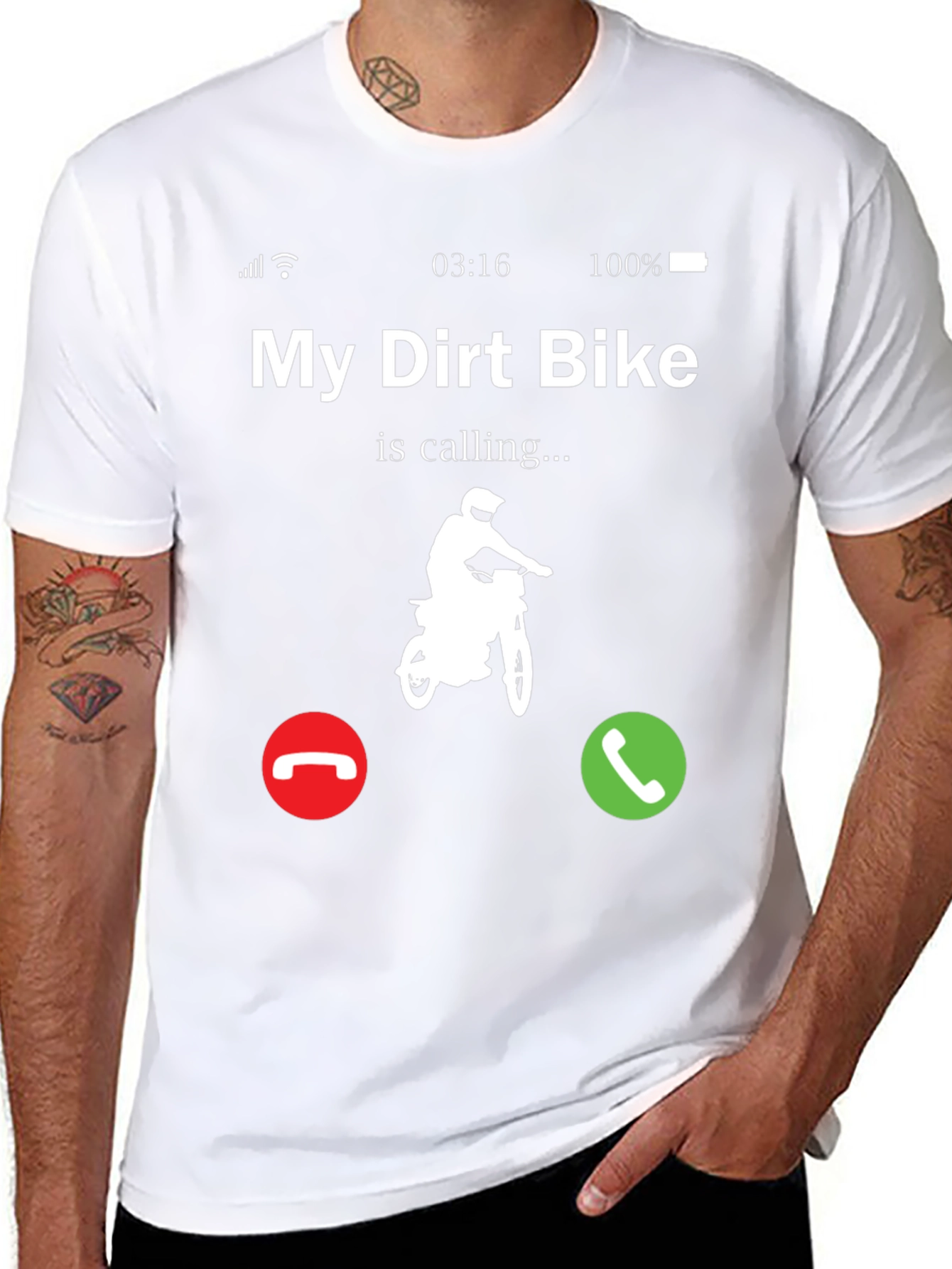 Dirt Bike Calling T-Shirt - Motorcycle Lover Tee