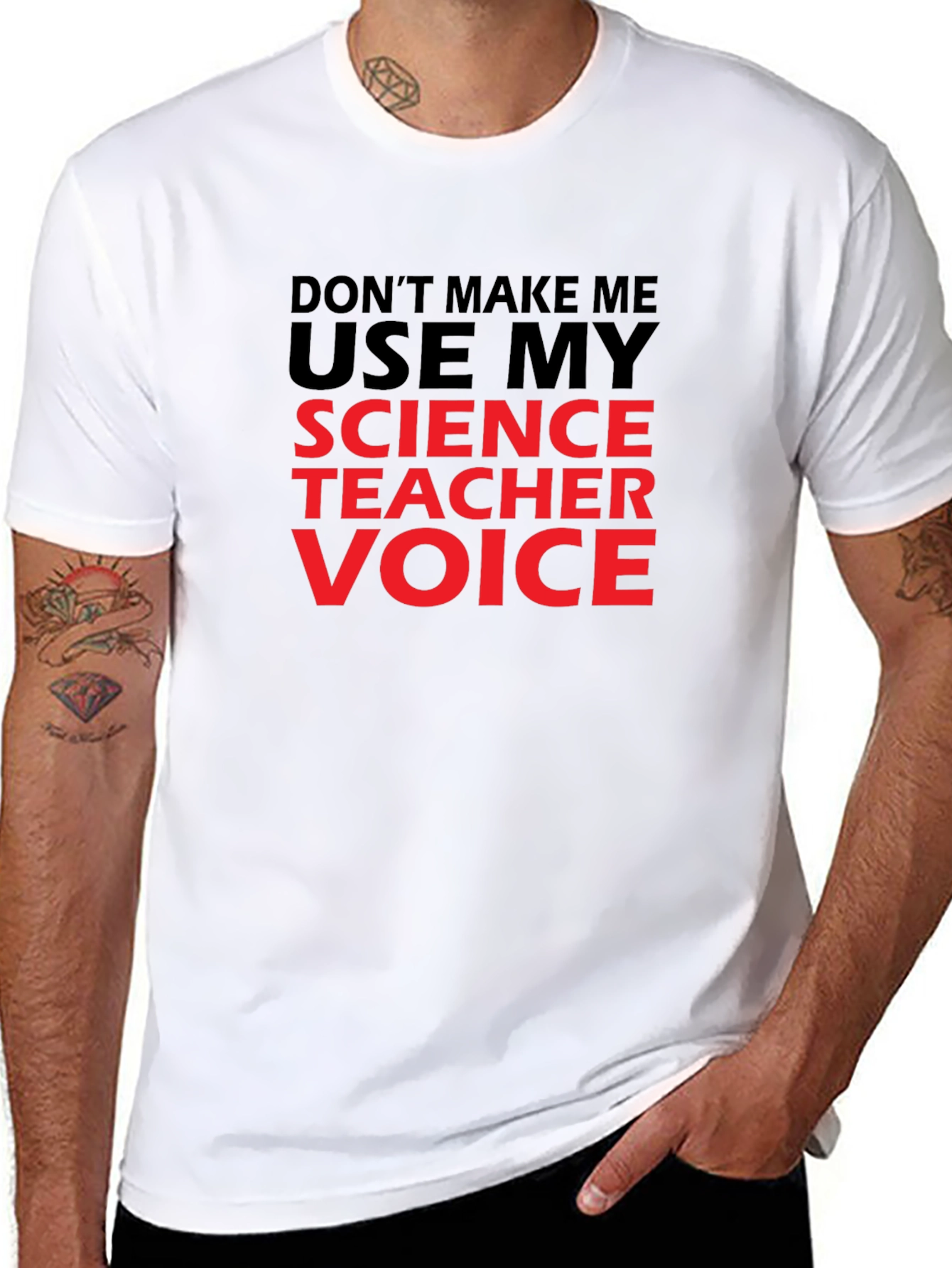 Science Teacher Voice T-Shirt - Funny Geeky Tee