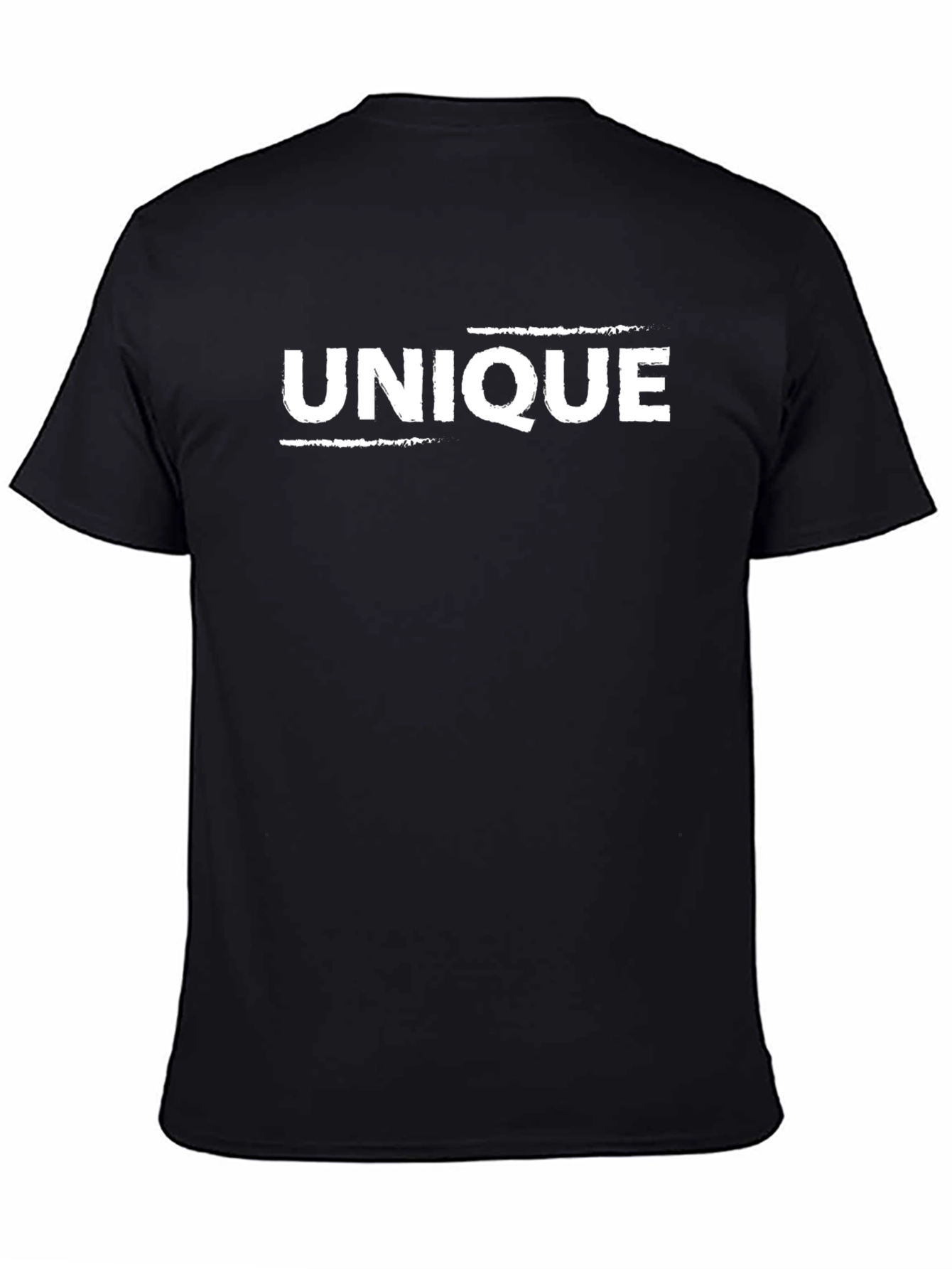 Unique Black Graphic Tee - Mens Fashion