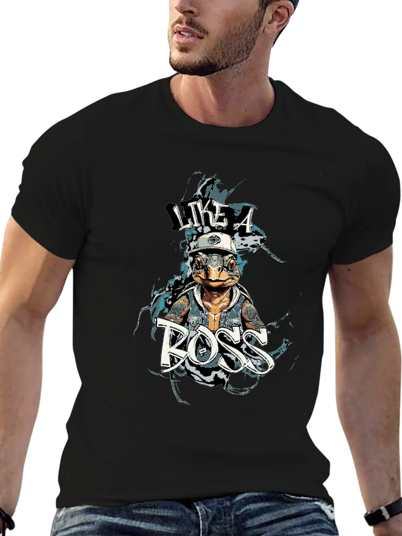 Like A Boss Turtle T-Shirt
