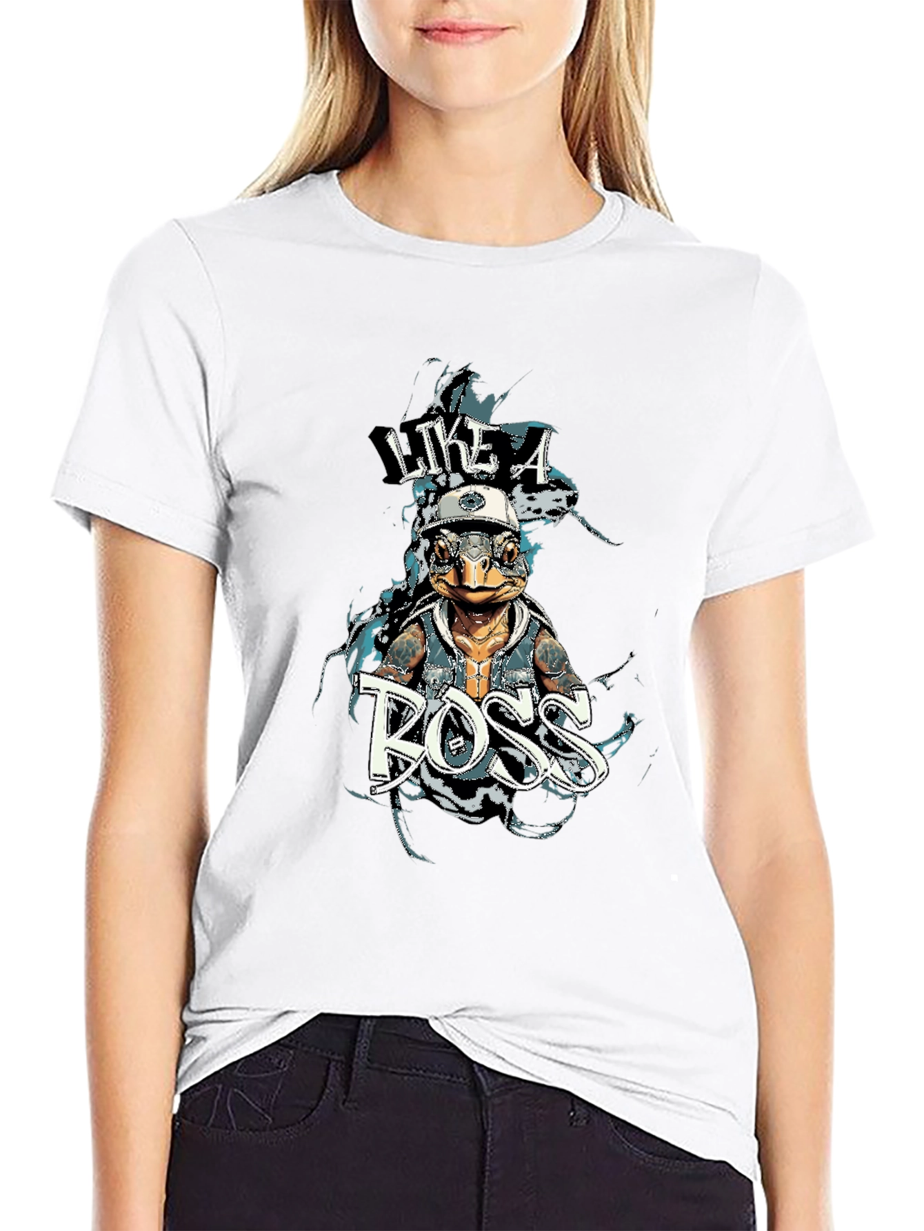 Like A Boss Turtle T-Shirt