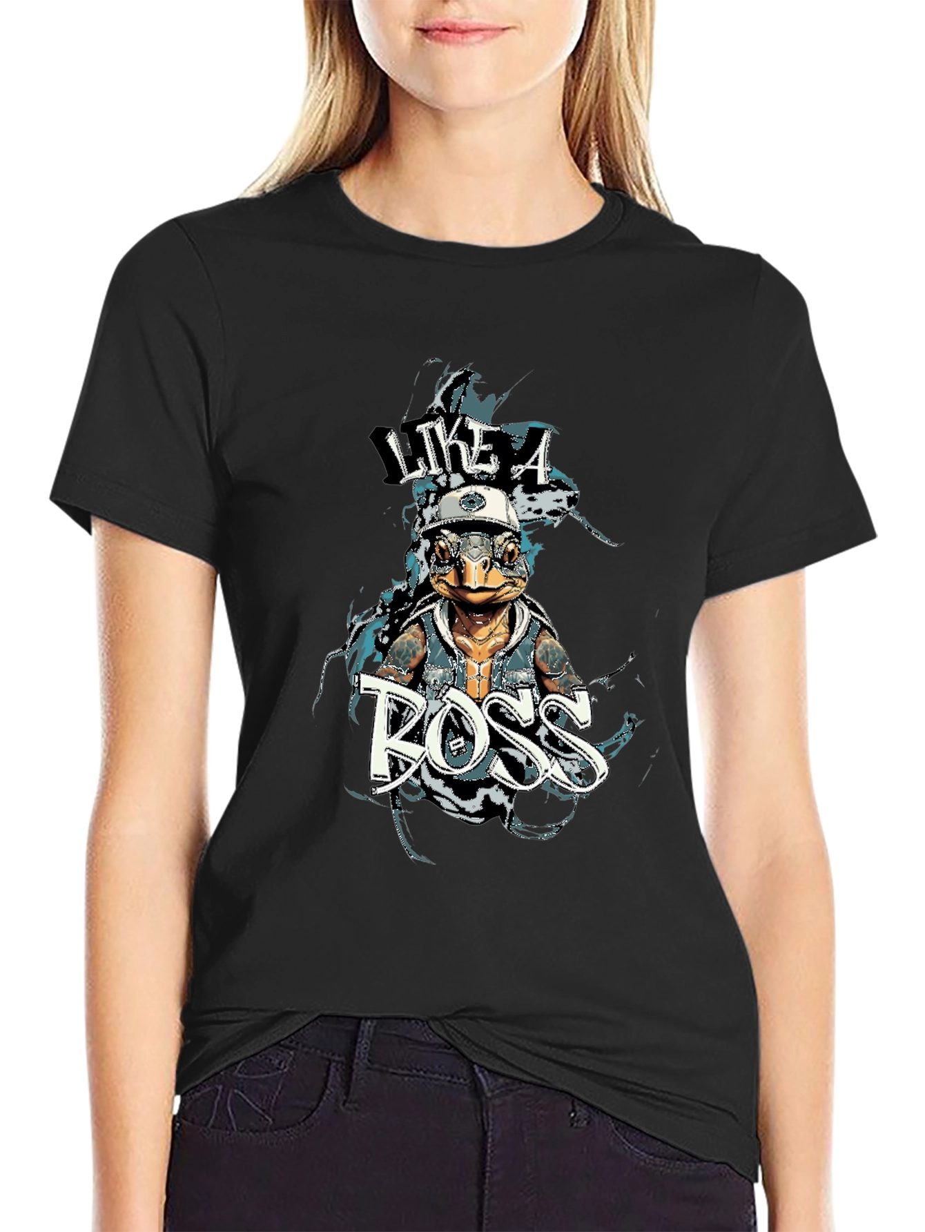 Like A Boss Turtle T-Shirt