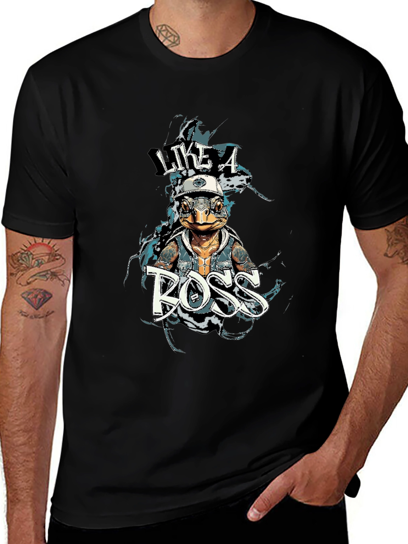 Like A Boss Turtle T-Shirt