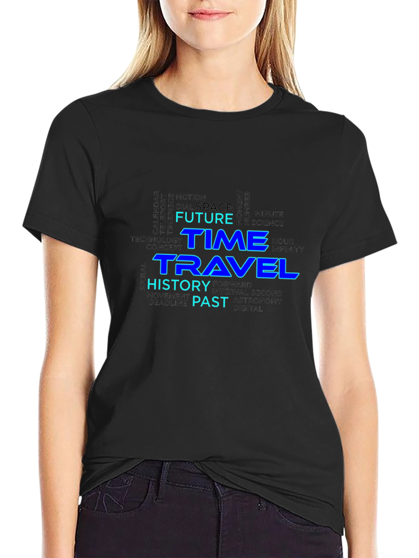 Time Travel T-Shirt - Future History Past Design