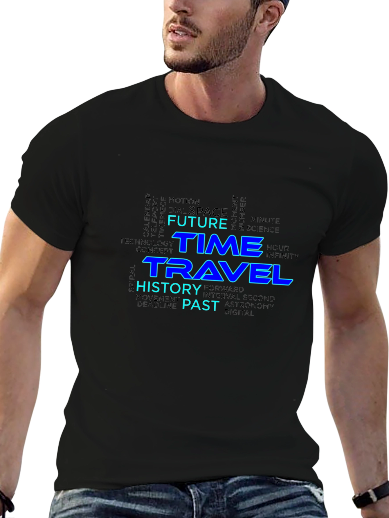 Time Travel T-Shirt - Future History Past Design