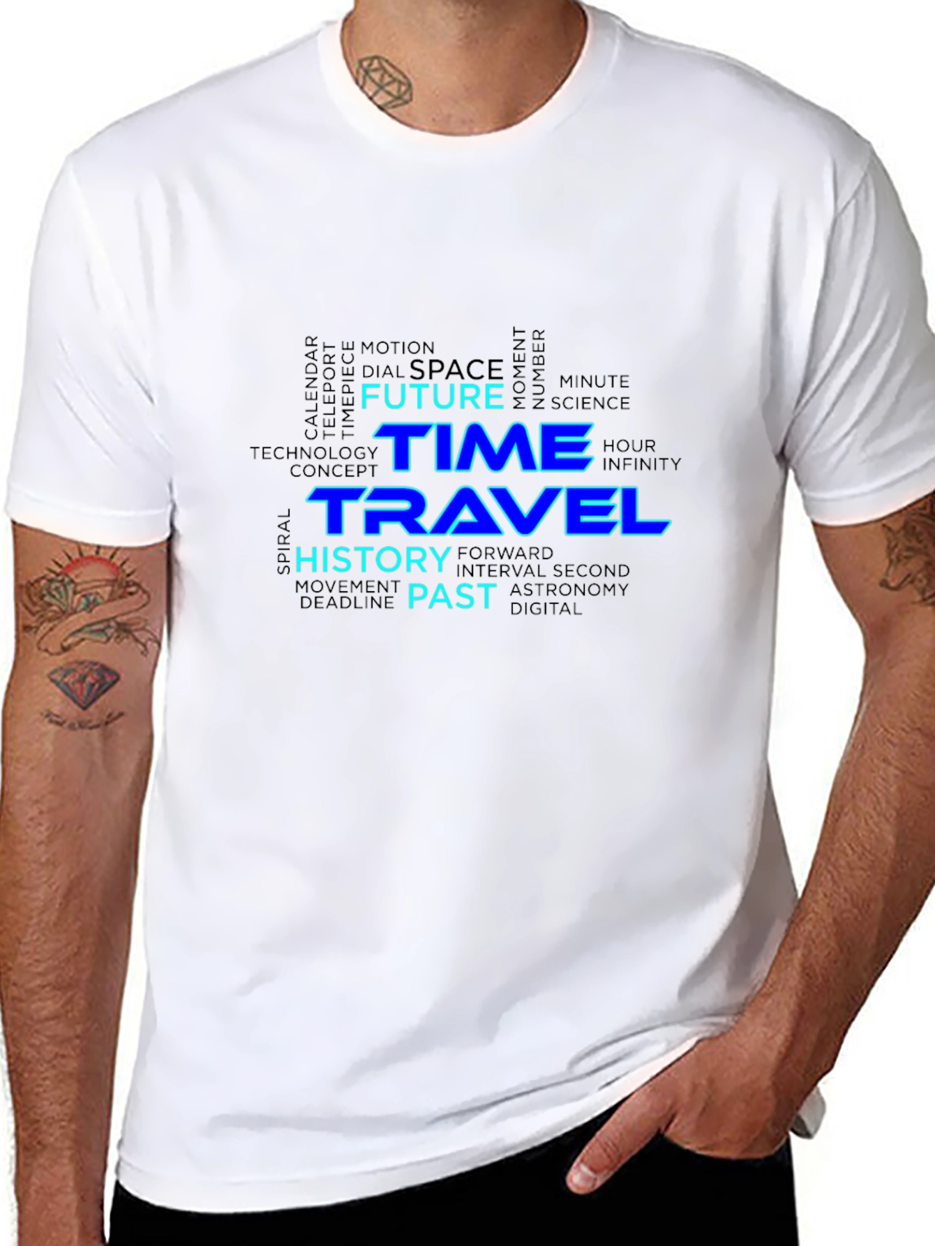 Time Travel T-Shirt - Future History Past Design