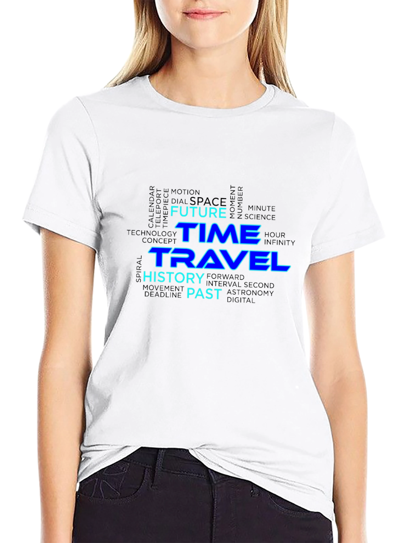 Time Travel T-Shirt - Future History Past Design