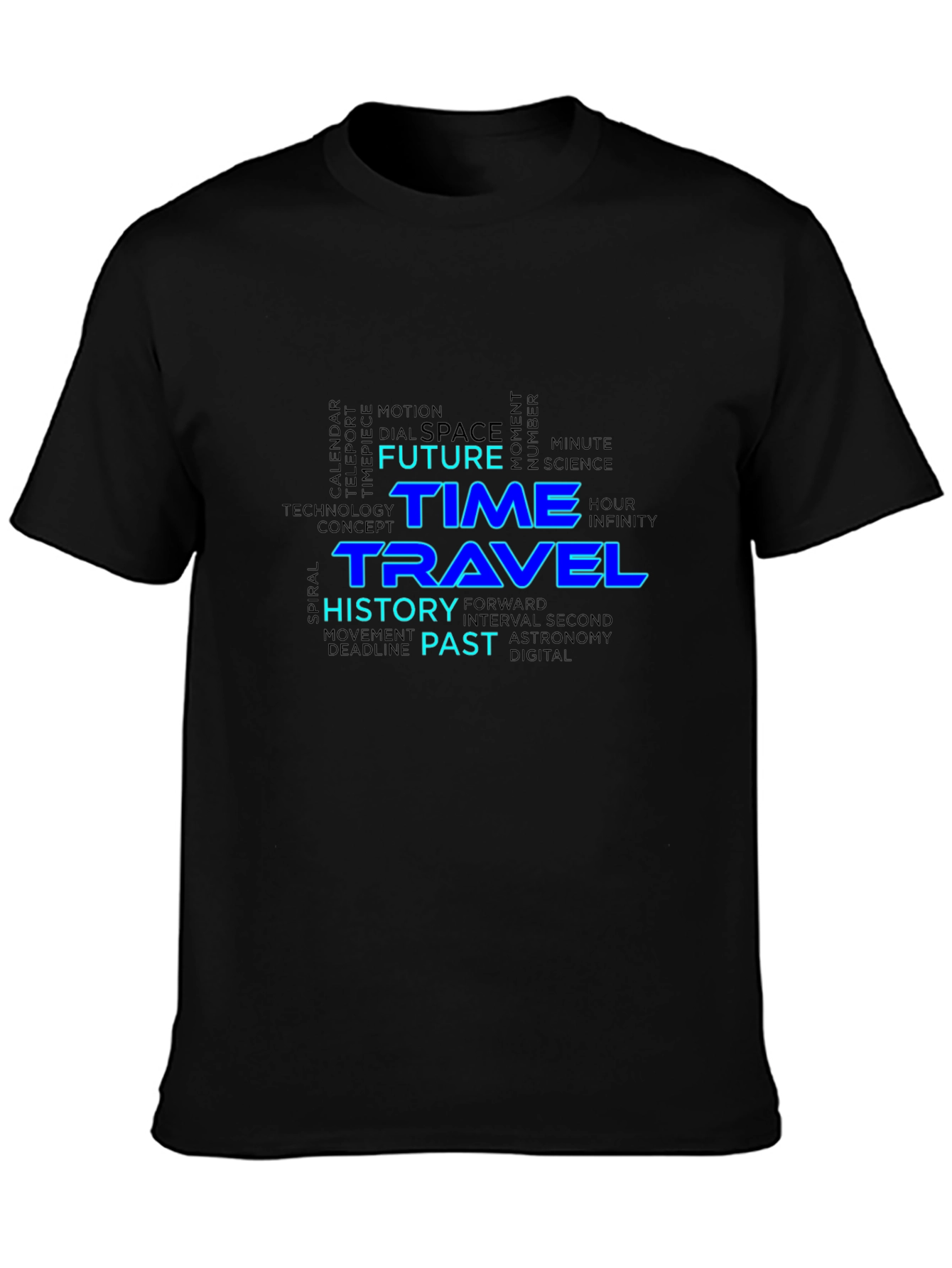 Time Travel T-Shirt - Future History Past Design