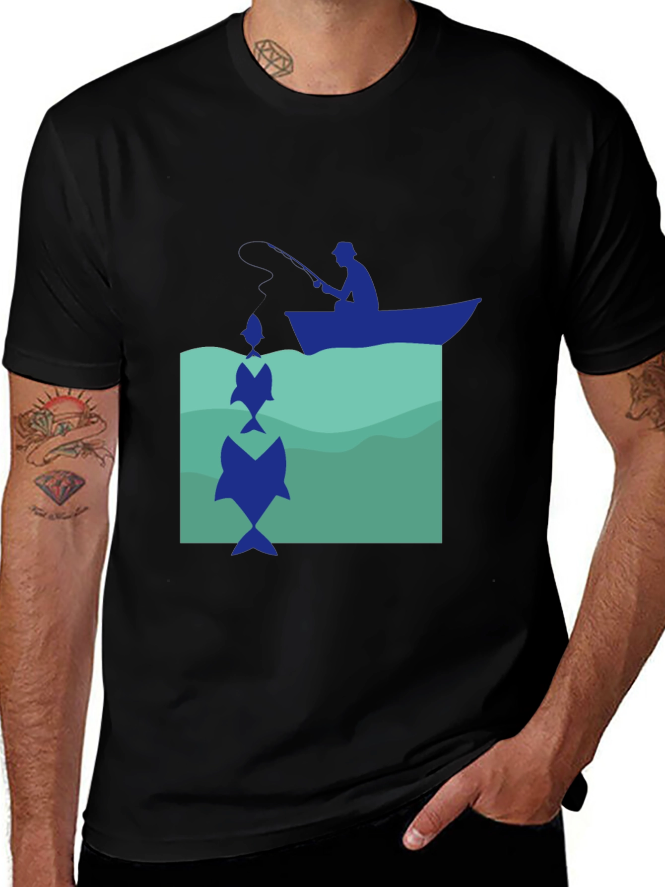 Fishing Graphic T-Shirt