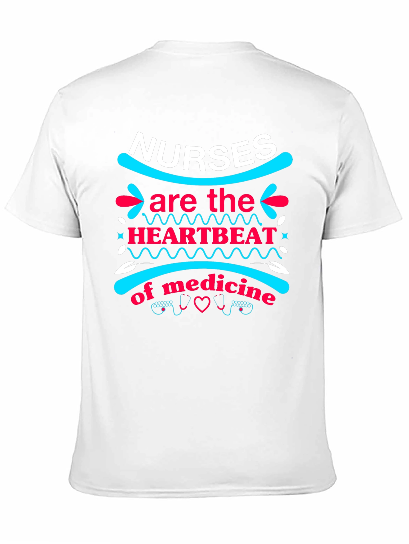 Nurses Heartbeat of Medicine Graphic Tee
