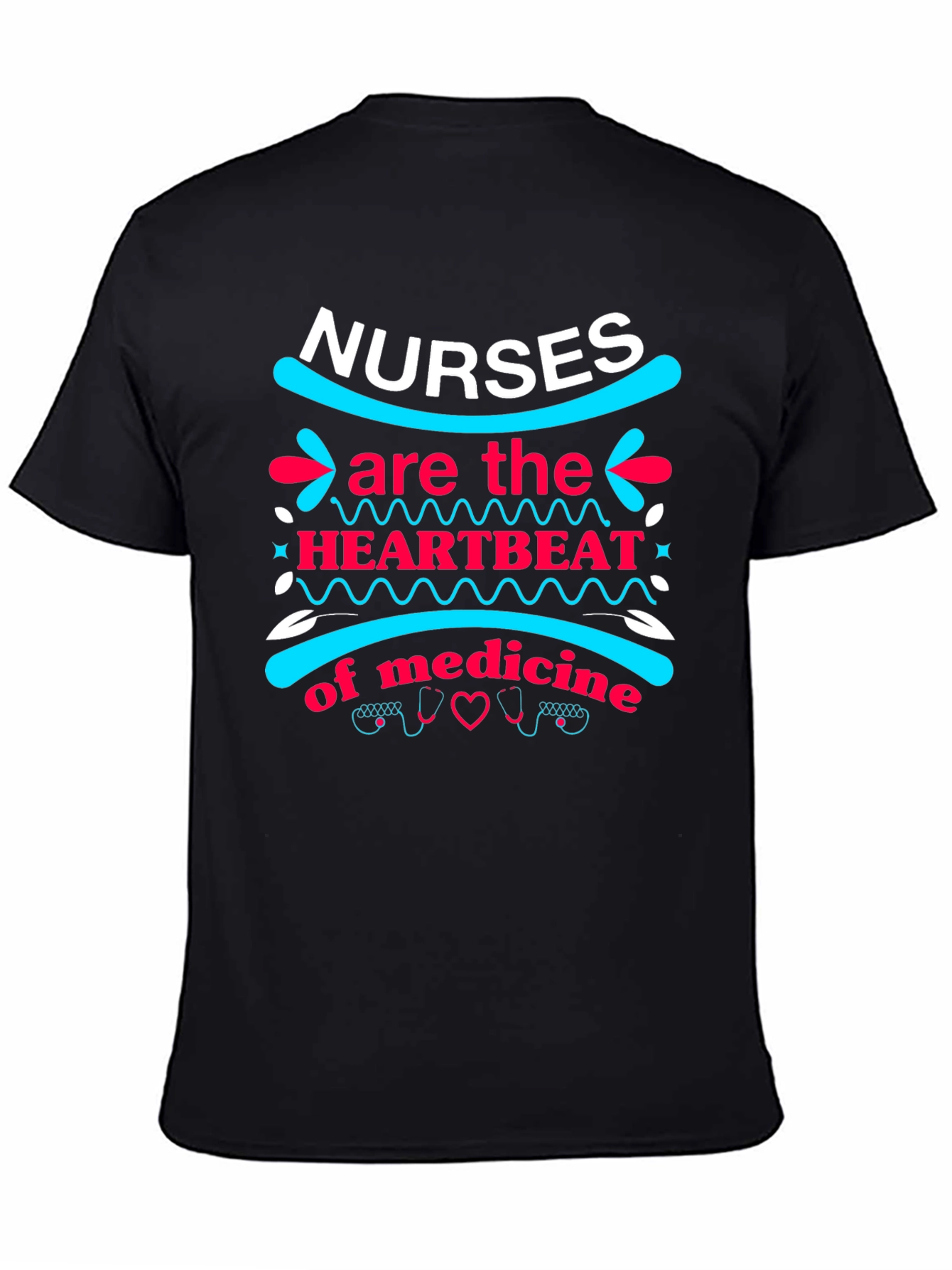 Nurses Heartbeat of Medicine Graphic Tee