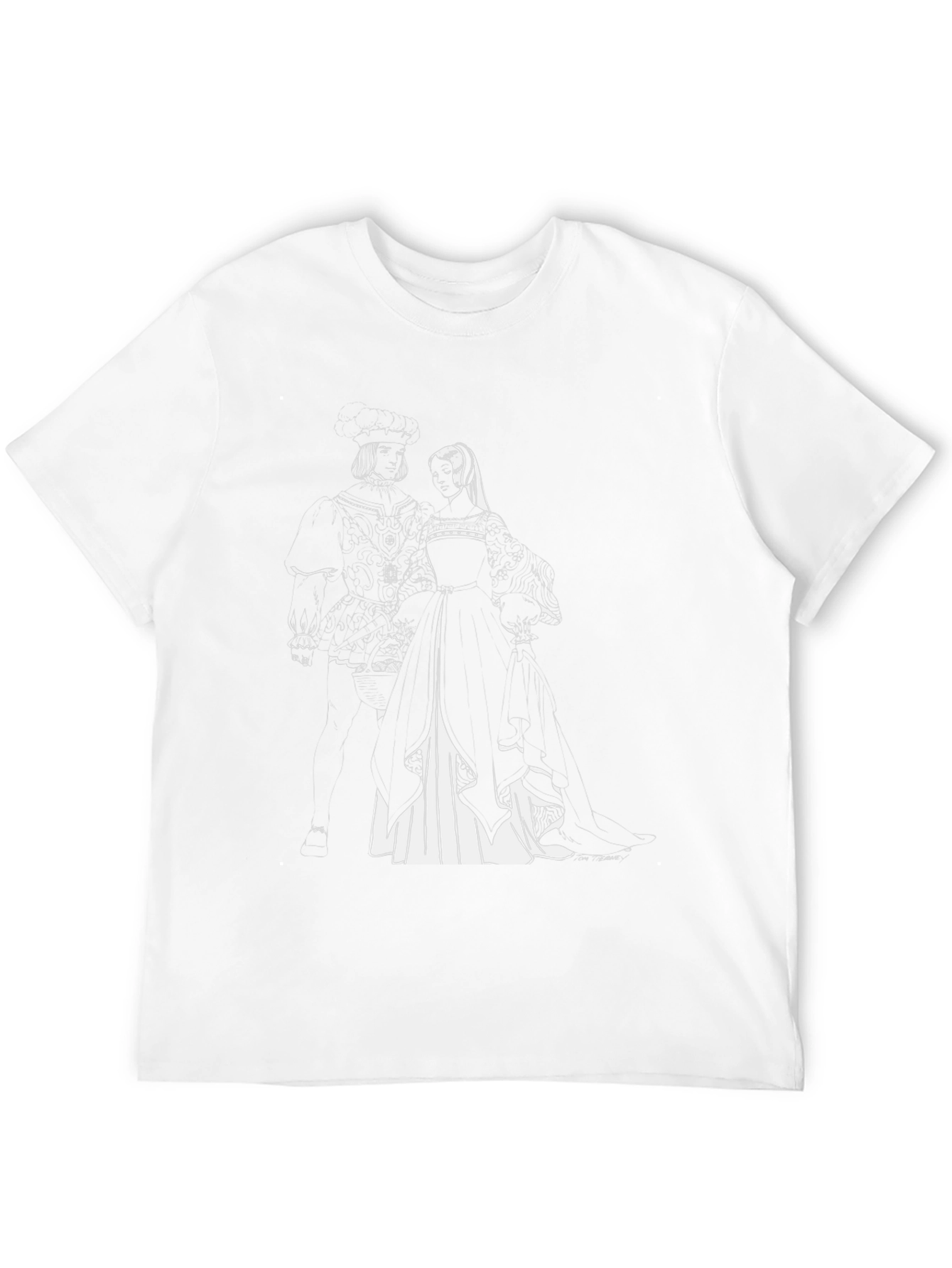 Henry VIII & Anne Boleyn Black T-Shirt