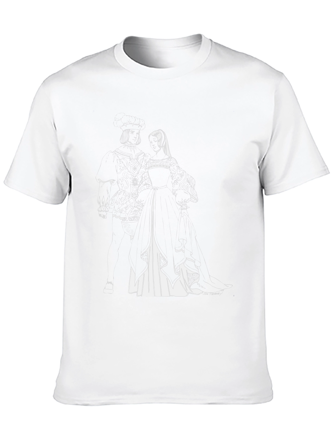 Henry VIII & Anne Boleyn Black T-Shirt