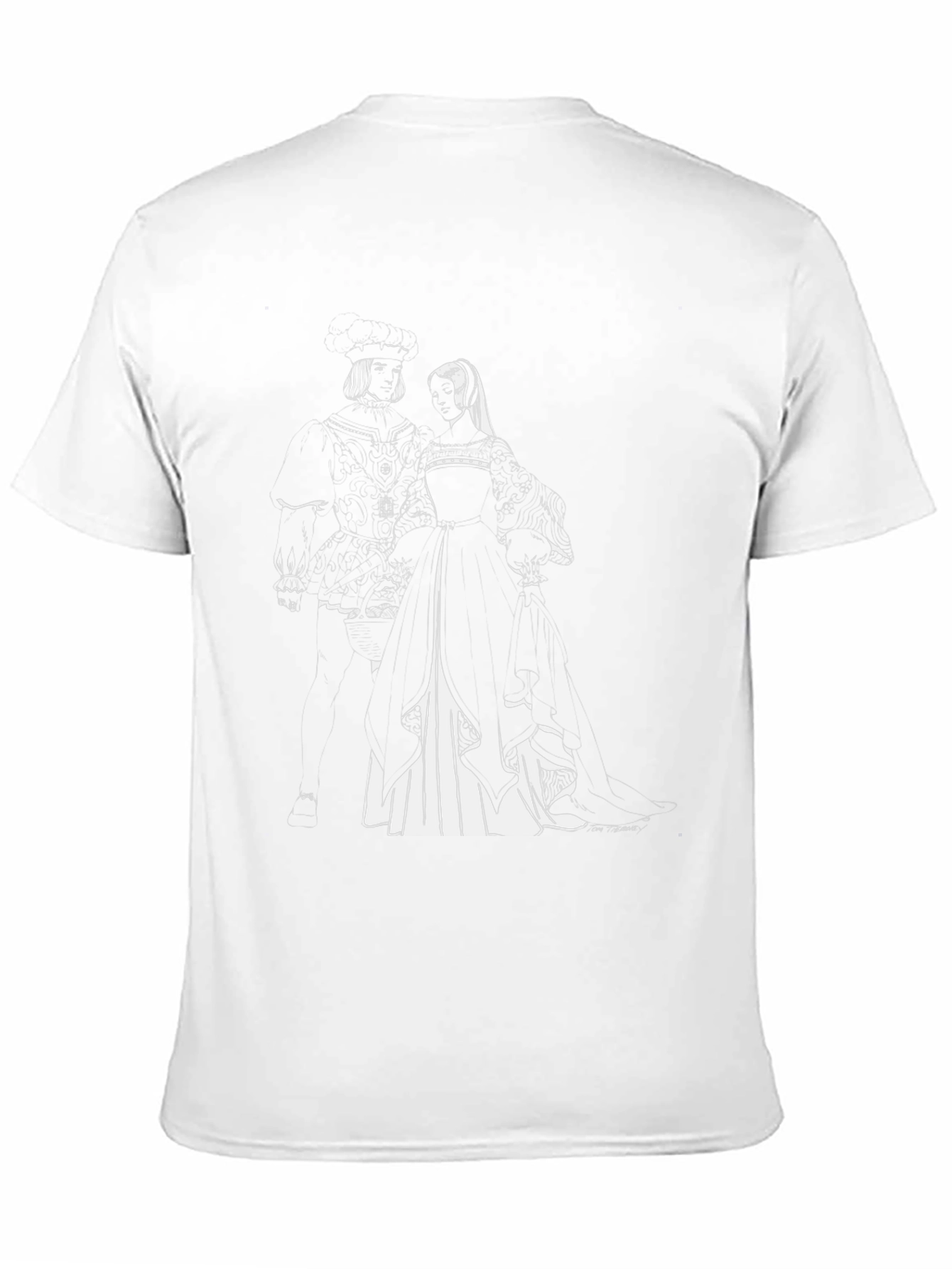 Henry VIII & Anne Boleyn Black T-Shirt