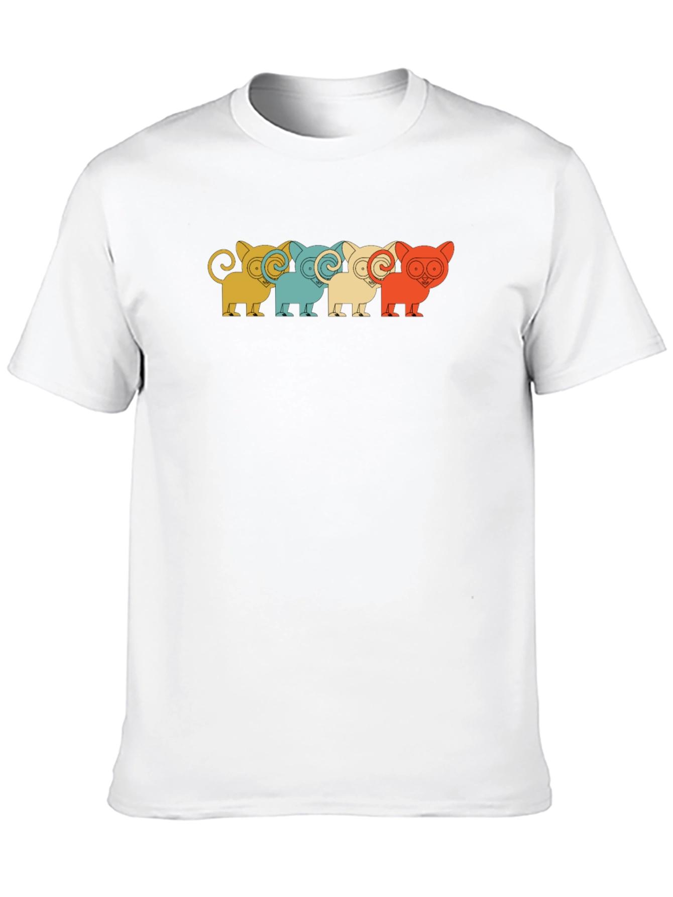 Retro Tarsier Tee - Unique Animal Design
