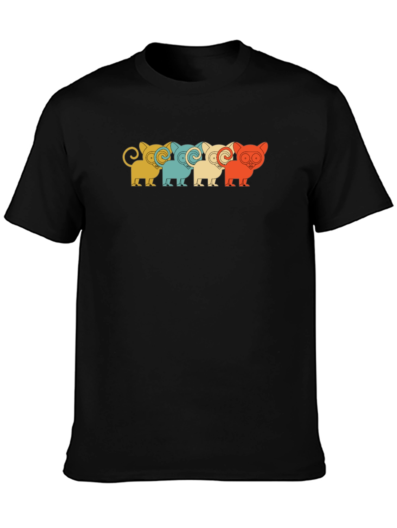 Retro Tarsier Tee - Unique Animal Design