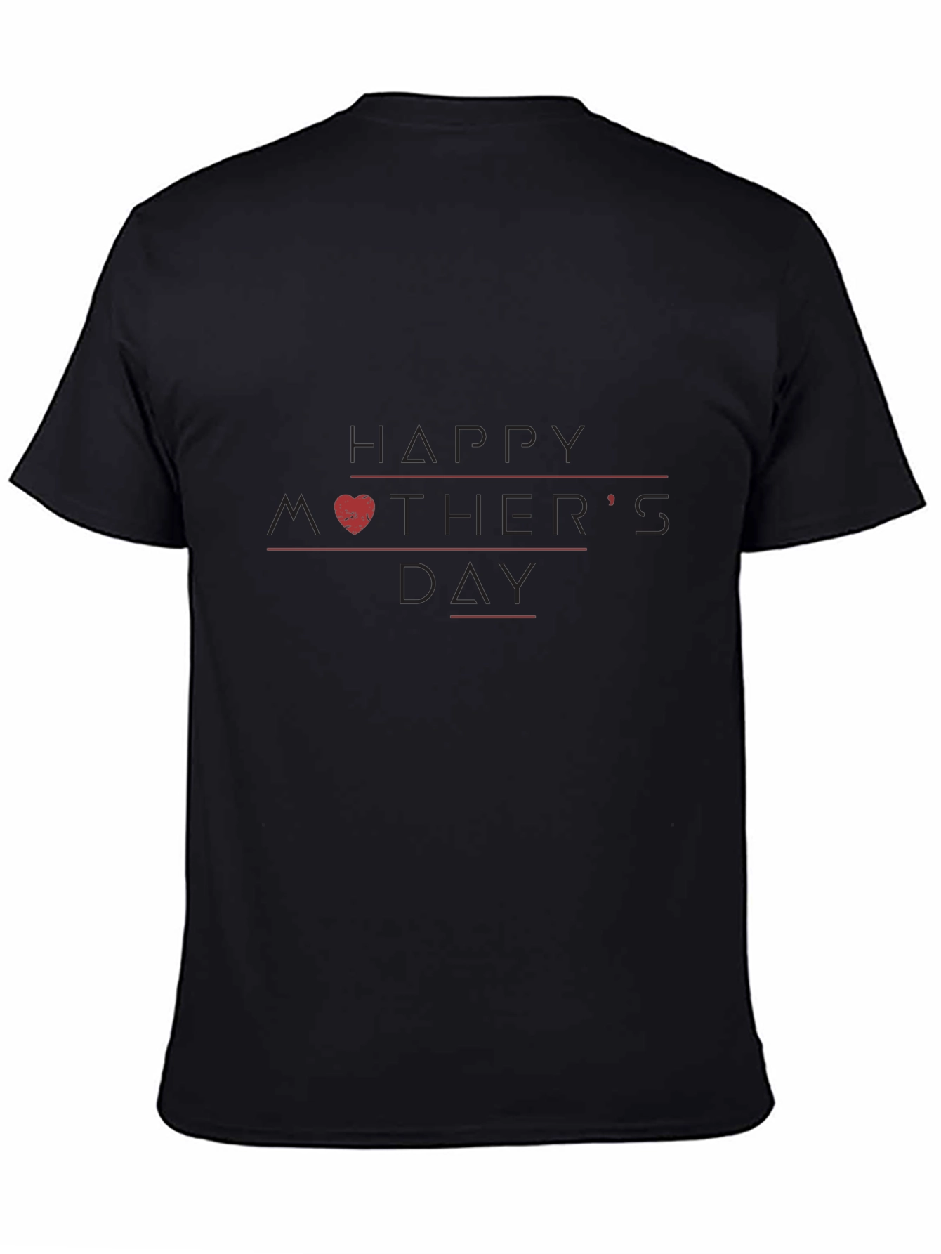 Happy Mothers Day Black Tee