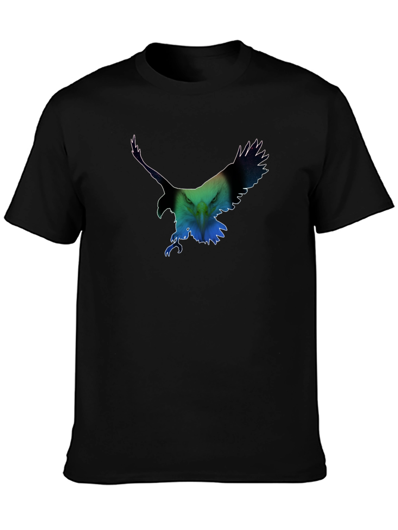 Eagle Graphic Print Crew Neck T-Shirt