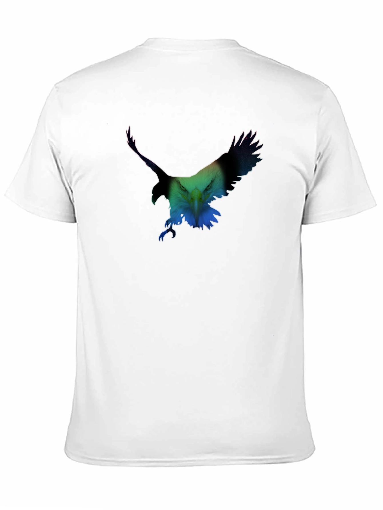Eagle Graphic Print Crew Neck T-Shirt
