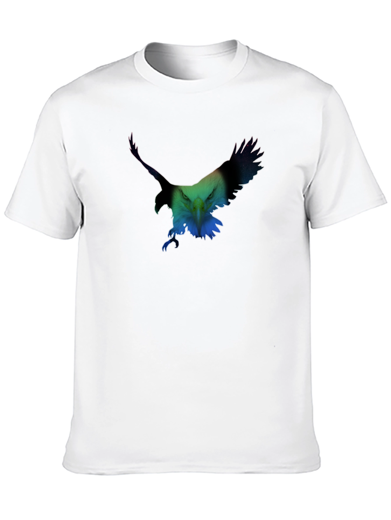 Eagle Graphic Print Crew Neck T-Shirt