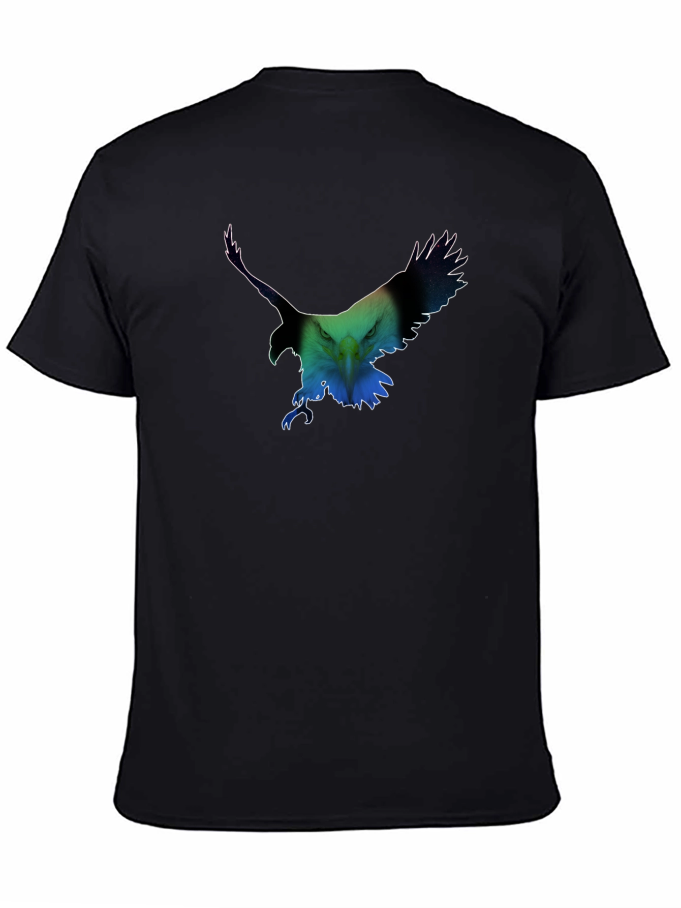 Eagle Graphic Print Crew Neck T-Shirt