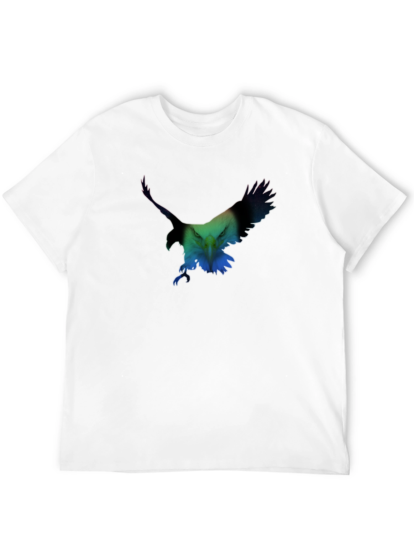 Eagle Graphic Print Crew Neck T-Shirt
