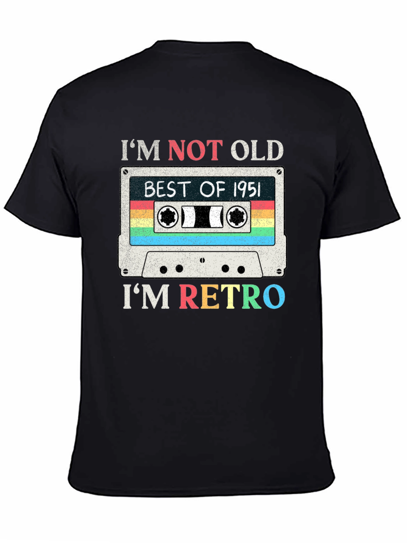 Retro Cassette Tape 1951 Birthday T-Shirt