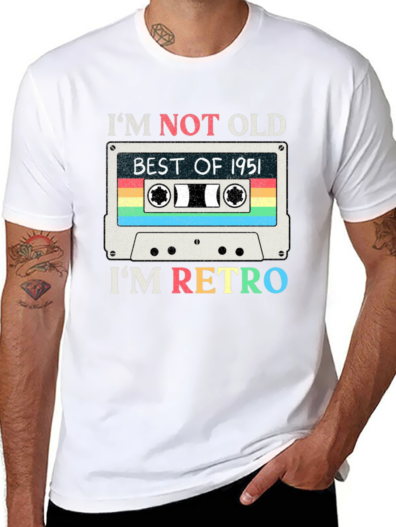 Retro Cassette Tape 1951 Birthday T-Shirt