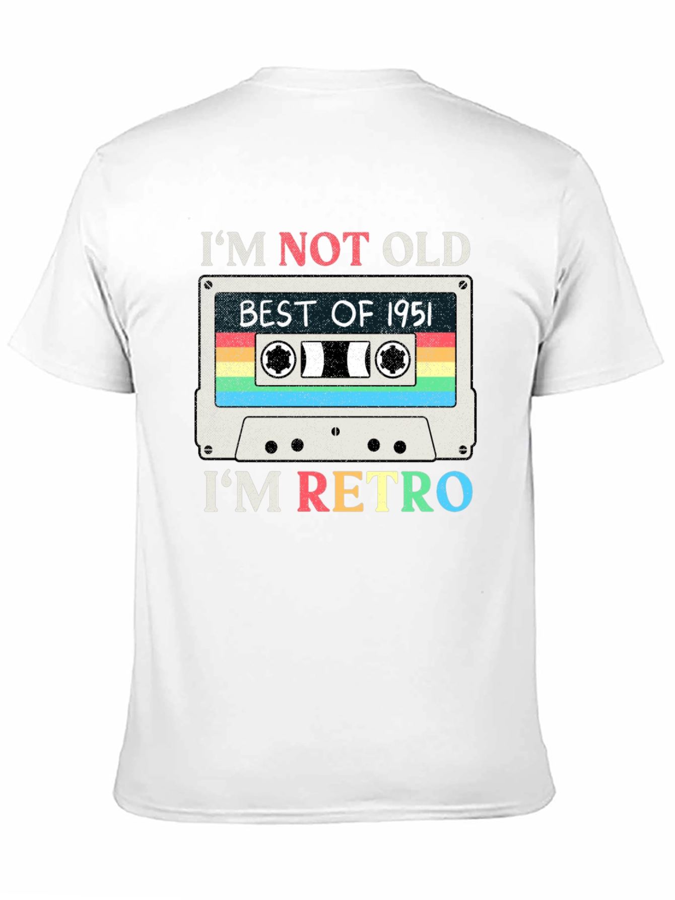 Retro Cassette Tape 1951 Birthday T-Shirt