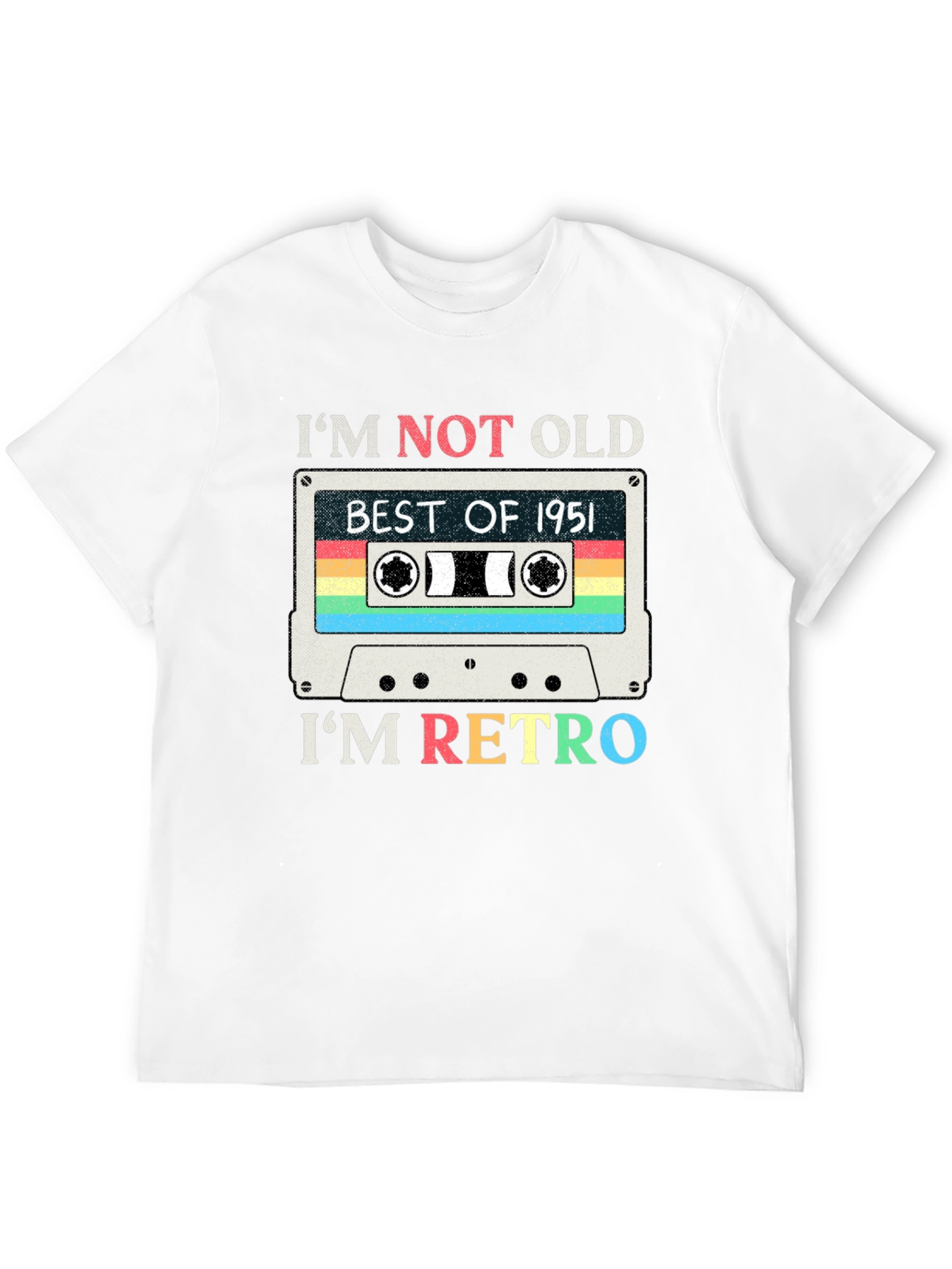 Retro Cassette Tape 1951 Birthday T-Shirt