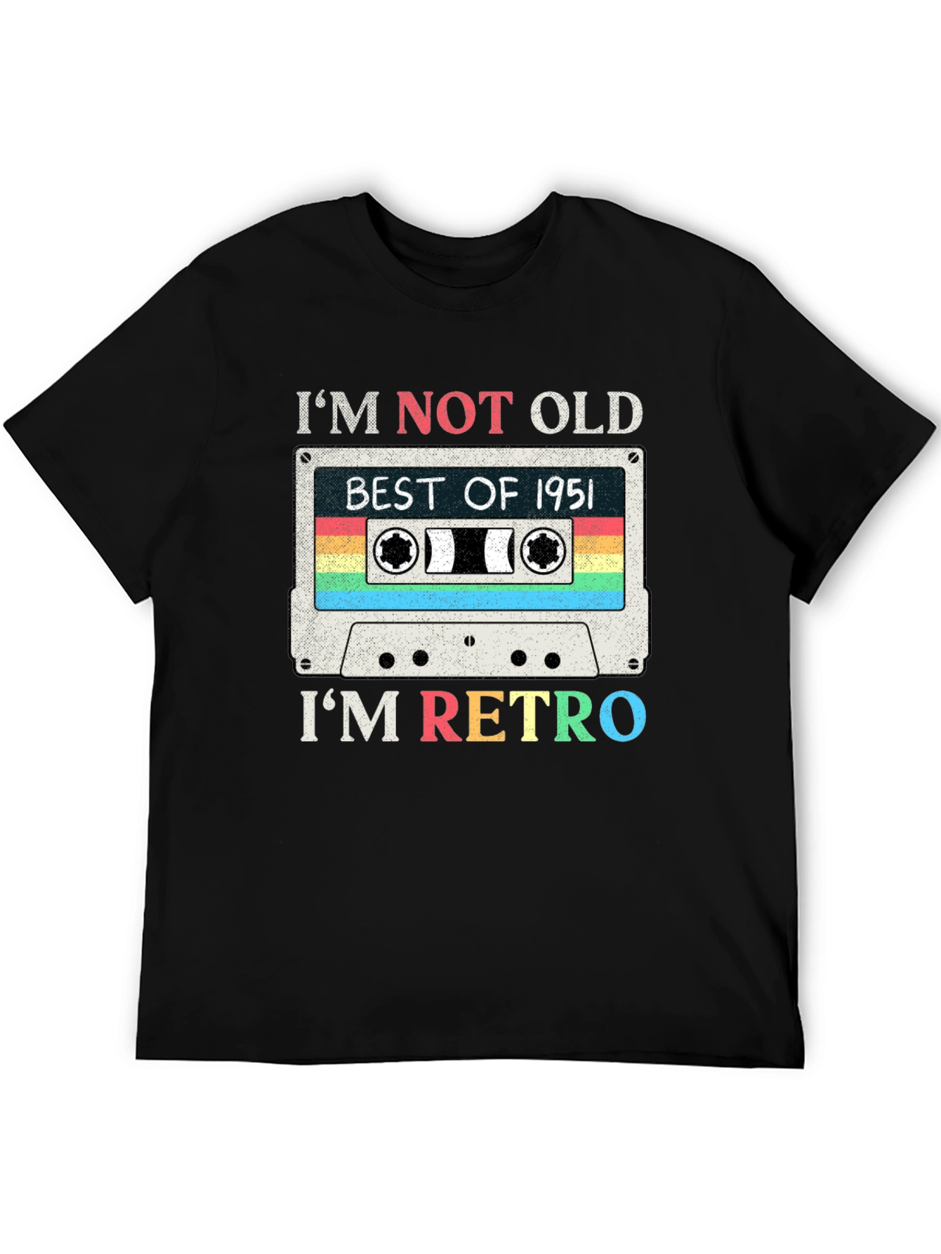 Retro Cassette Tape 1951 Birthday T-Shirt