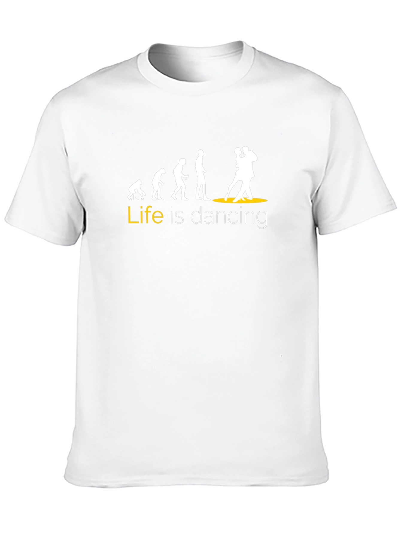 Life is Dancing Evolution Graphic T-Shirt