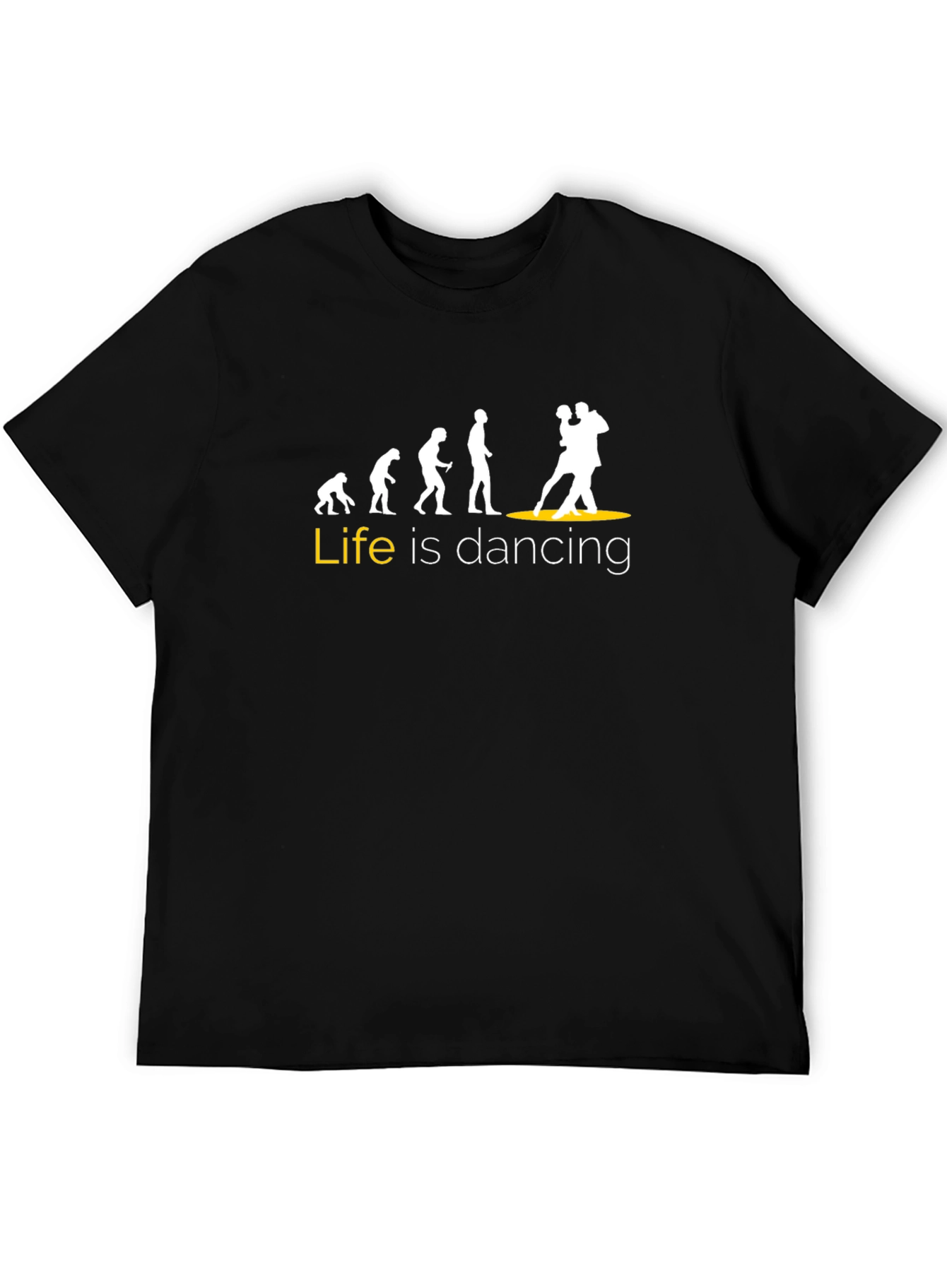 Life is Dancing Evolution Graphic T-Shirt