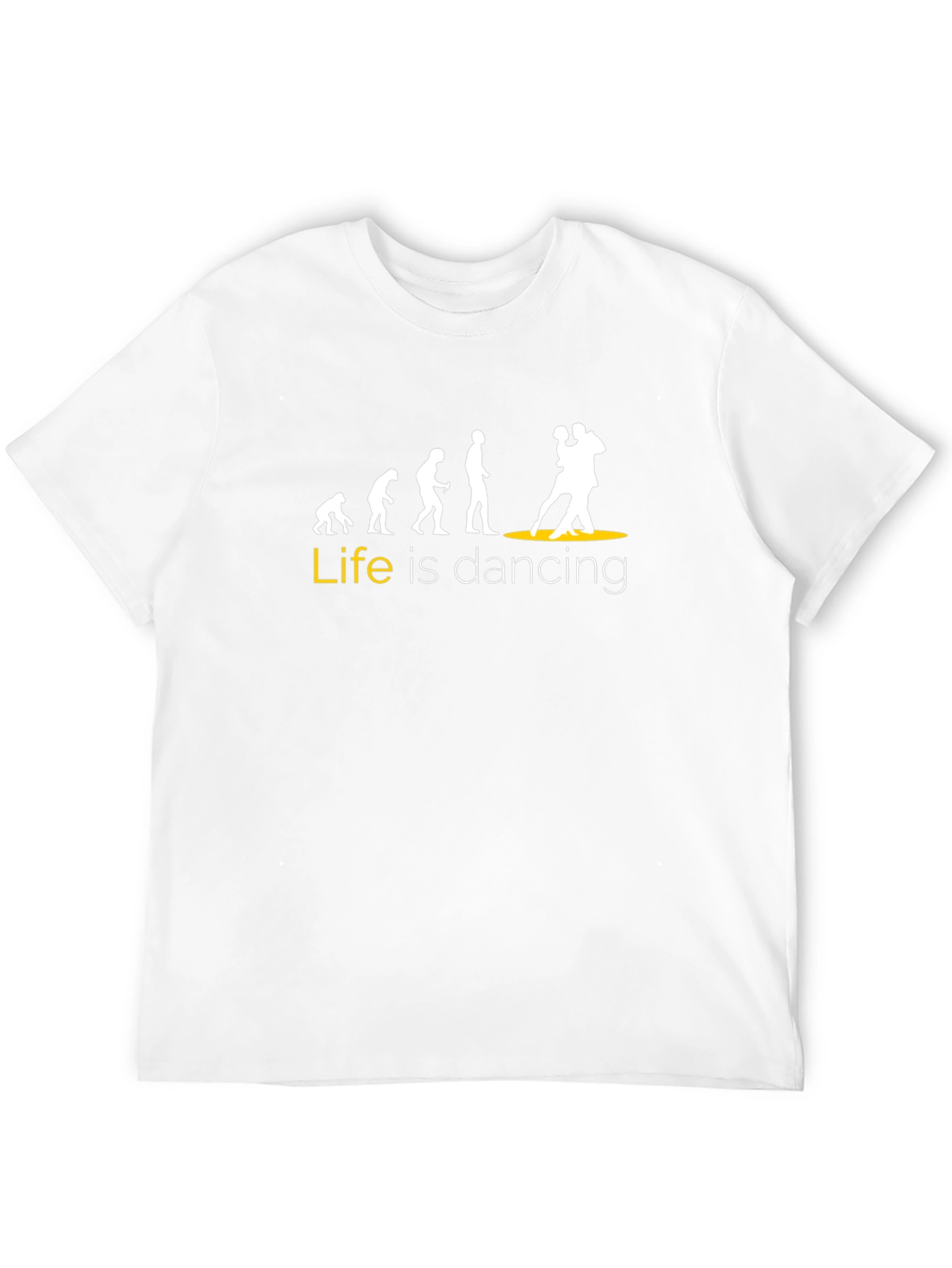 Life is Dancing Evolution Graphic T-Shirt