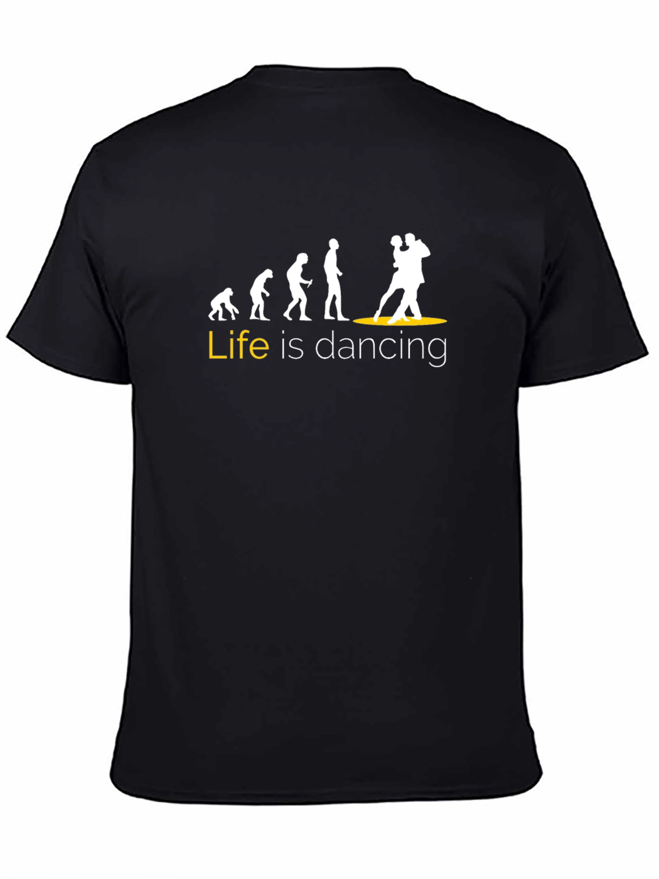 Life is Dancing Evolution Graphic T-Shirt