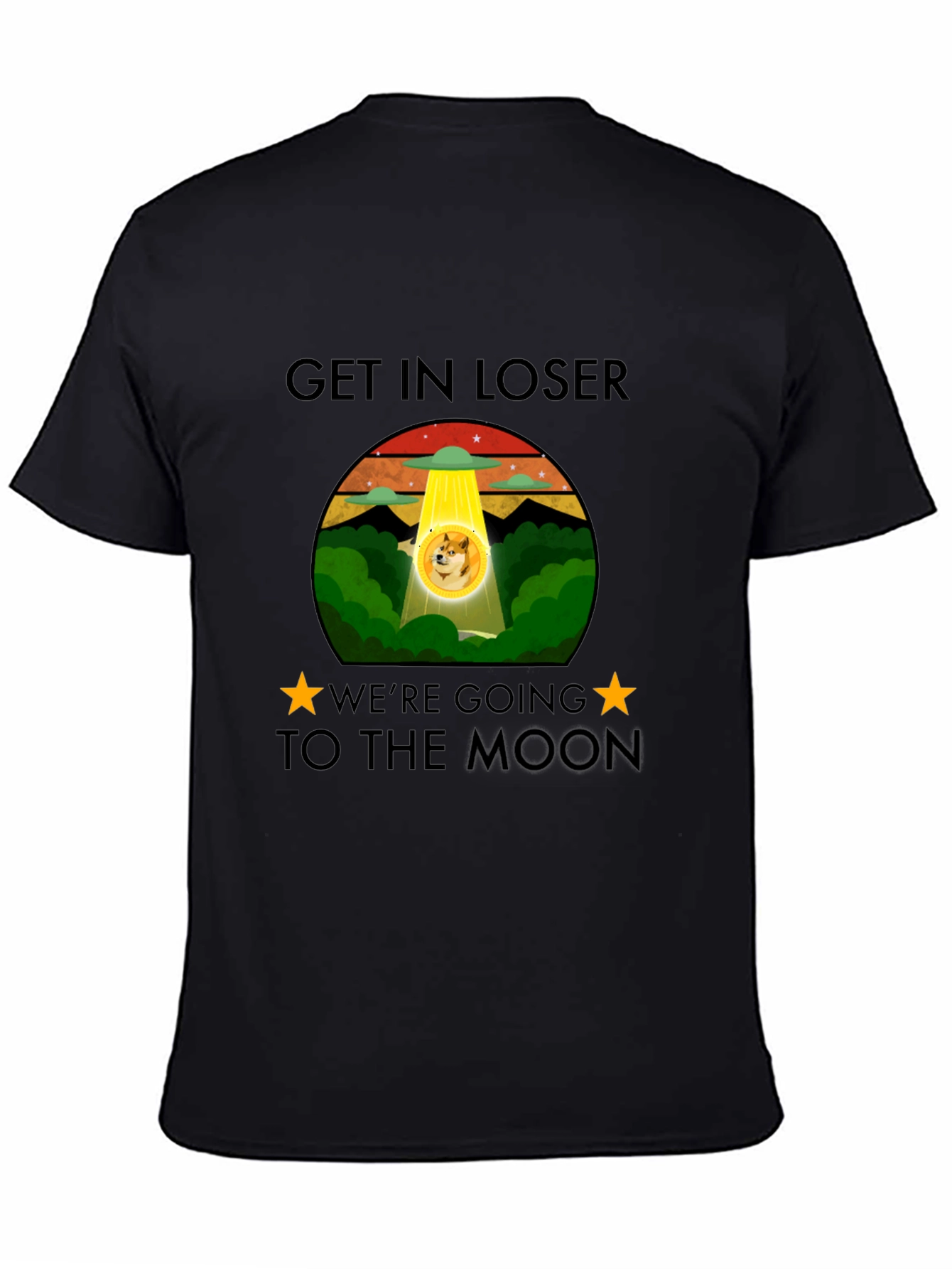Get In Loser Doge Moon T-Shirt