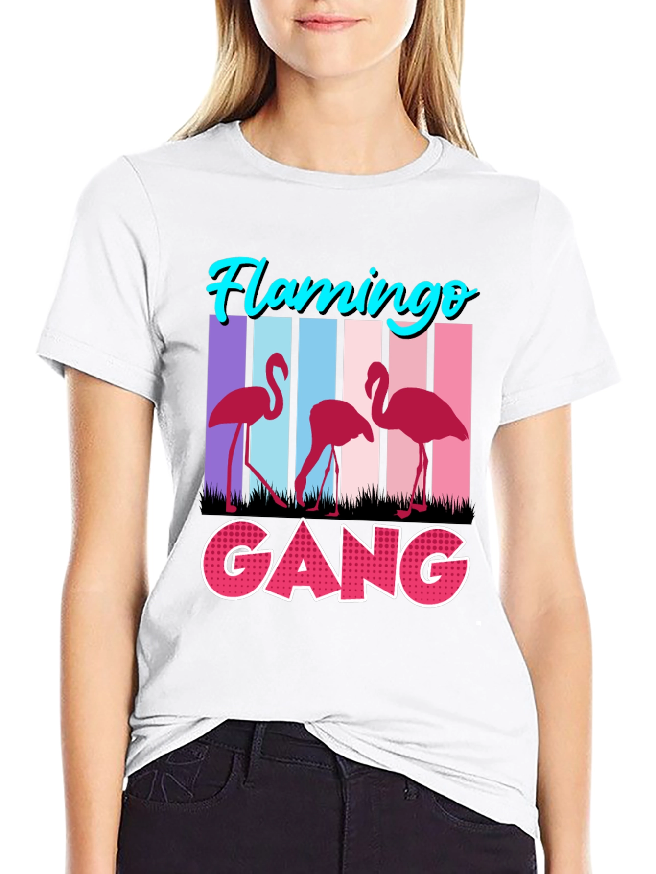 Flamingo Gang Graphic Tee