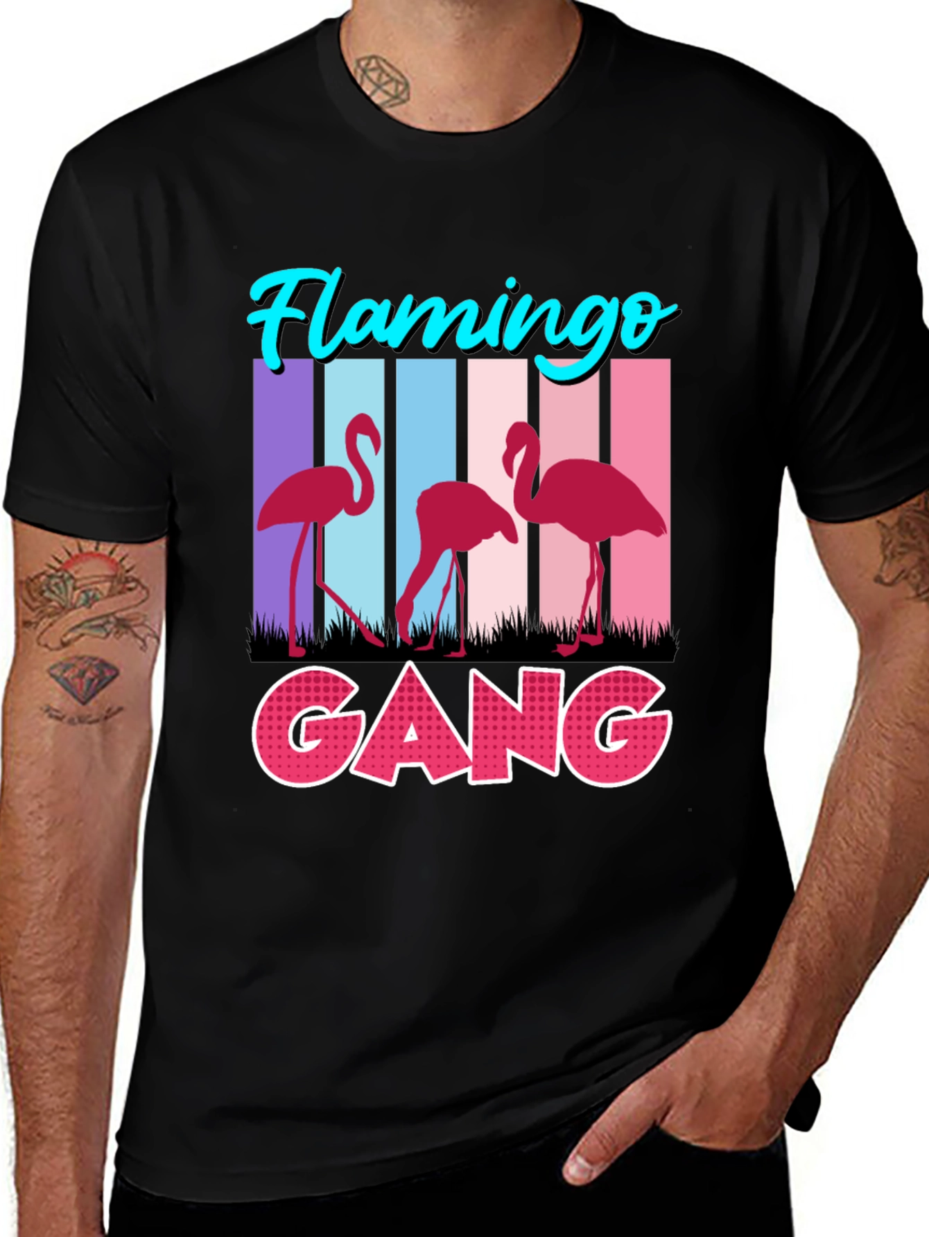 Flamingo Gang Graphic Tee