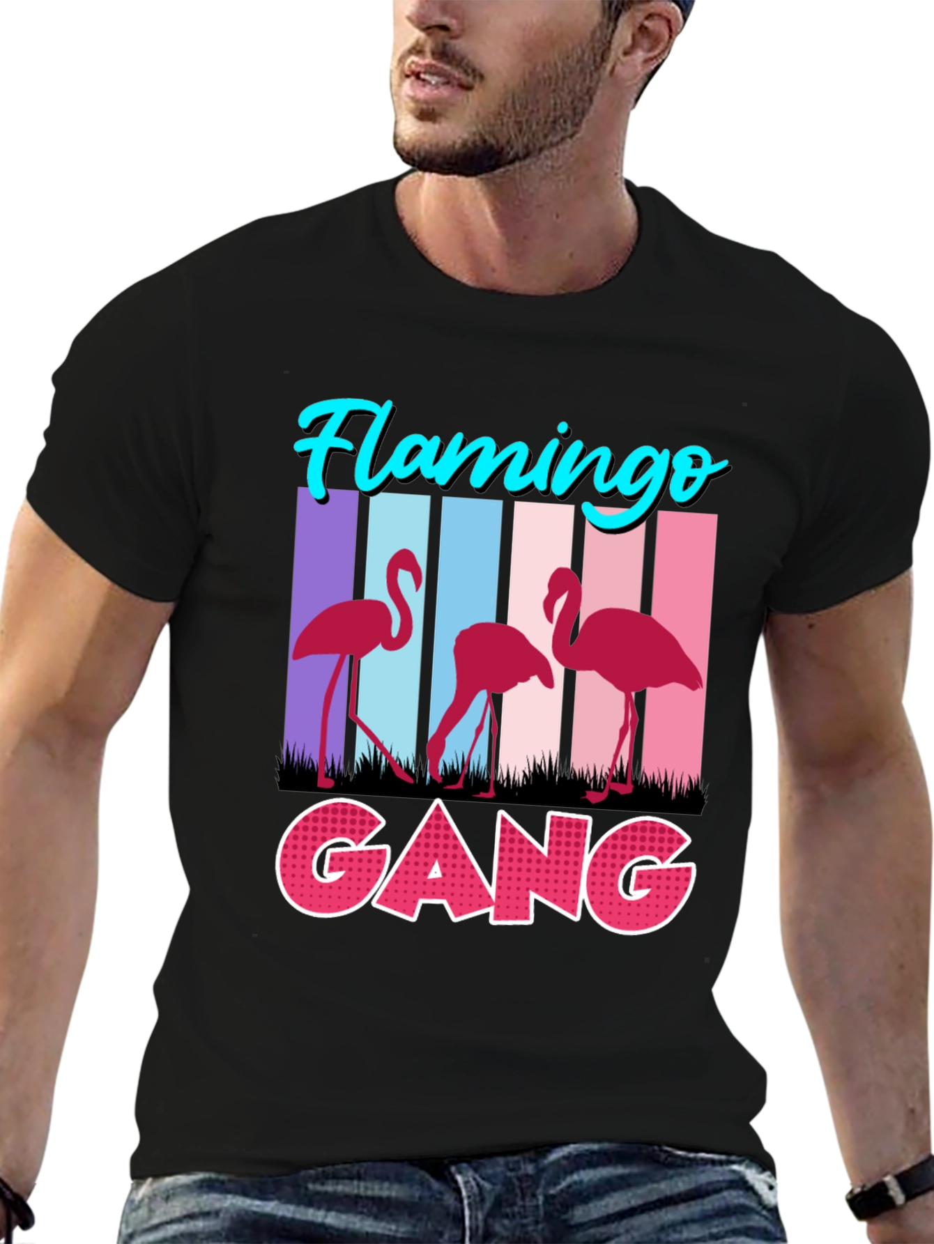 Flamingo Gang Graphic Tee