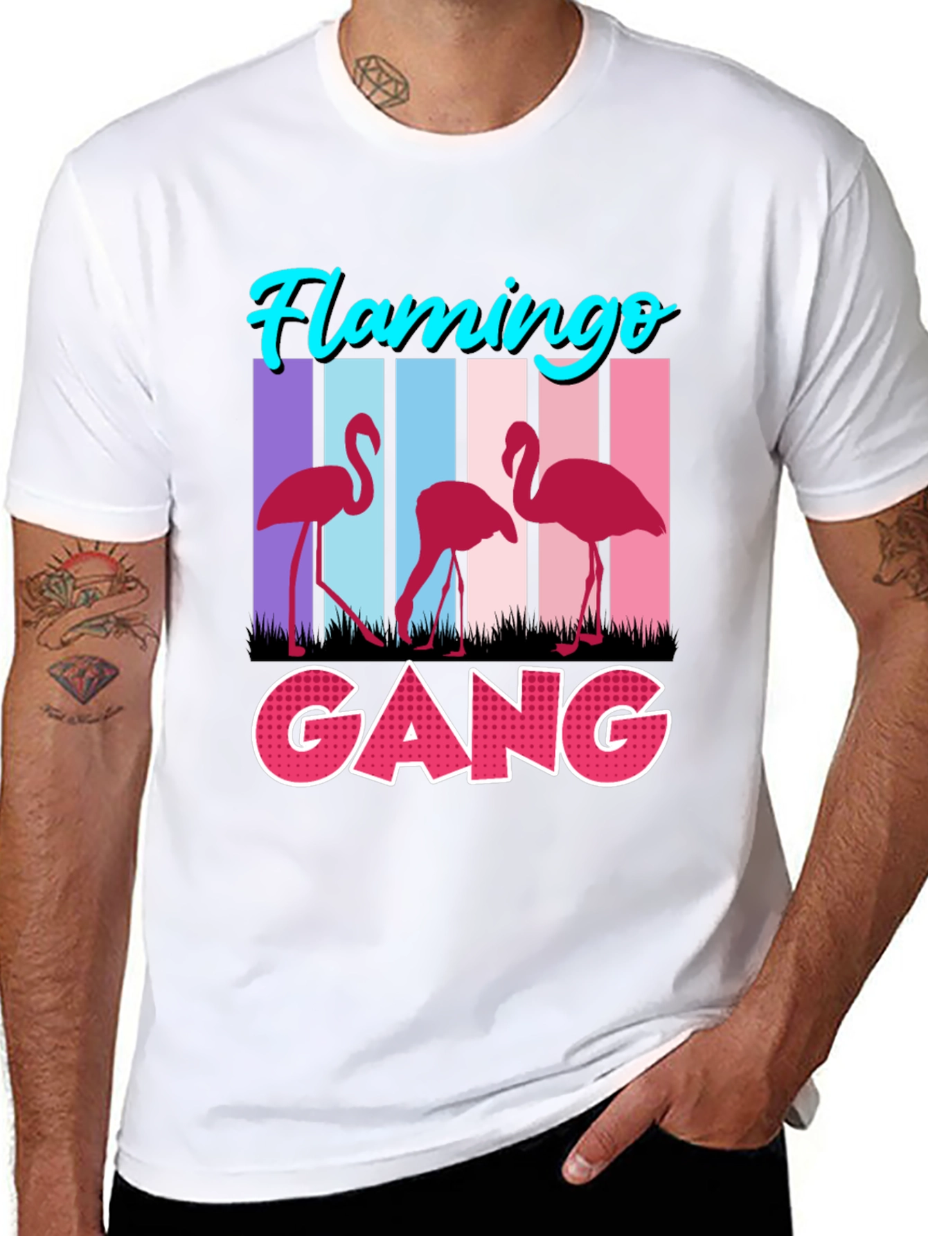 Flamingo Gang Graphic Tee