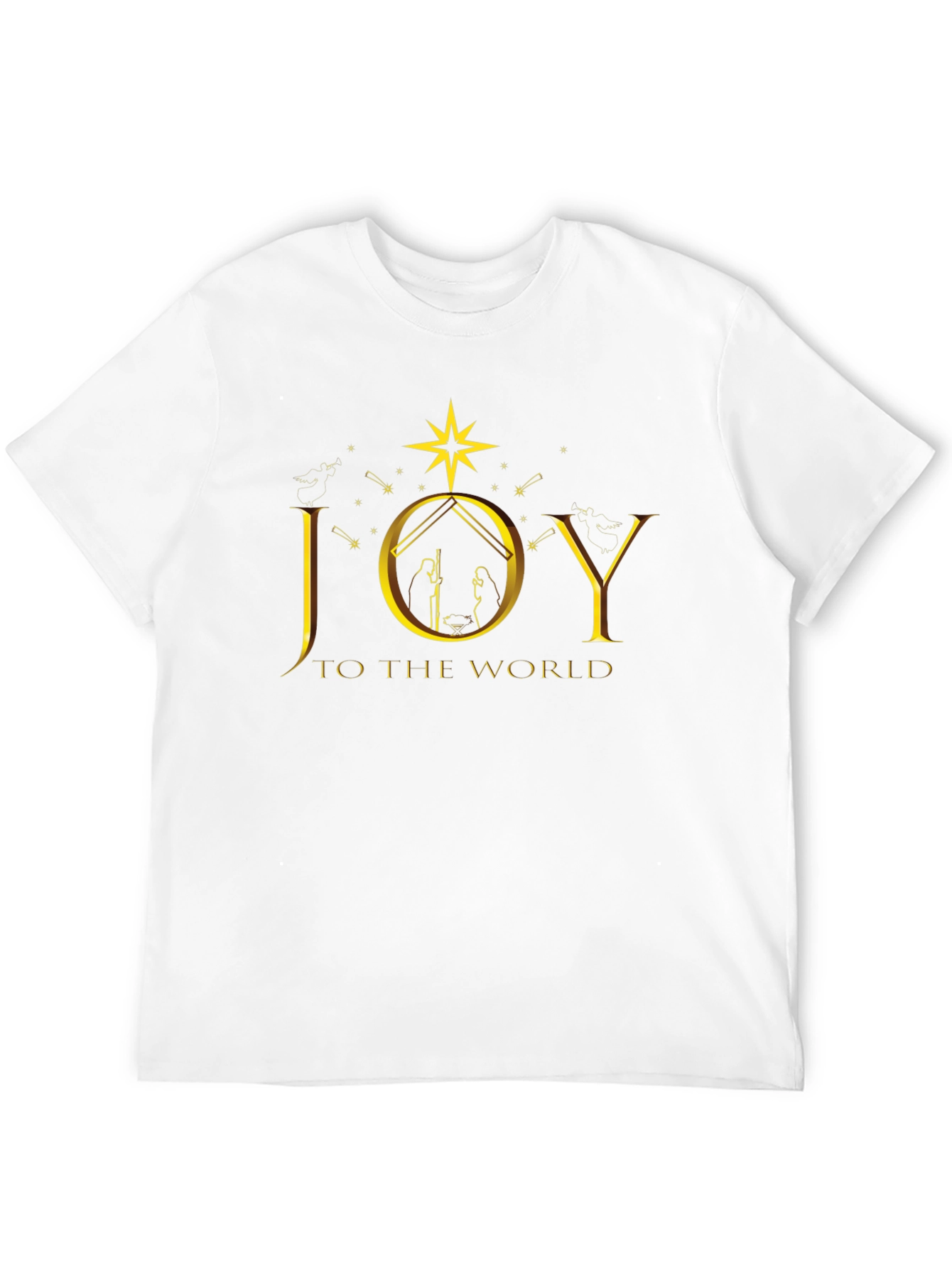 Joy to The World Christmas Graphic T-Shirt