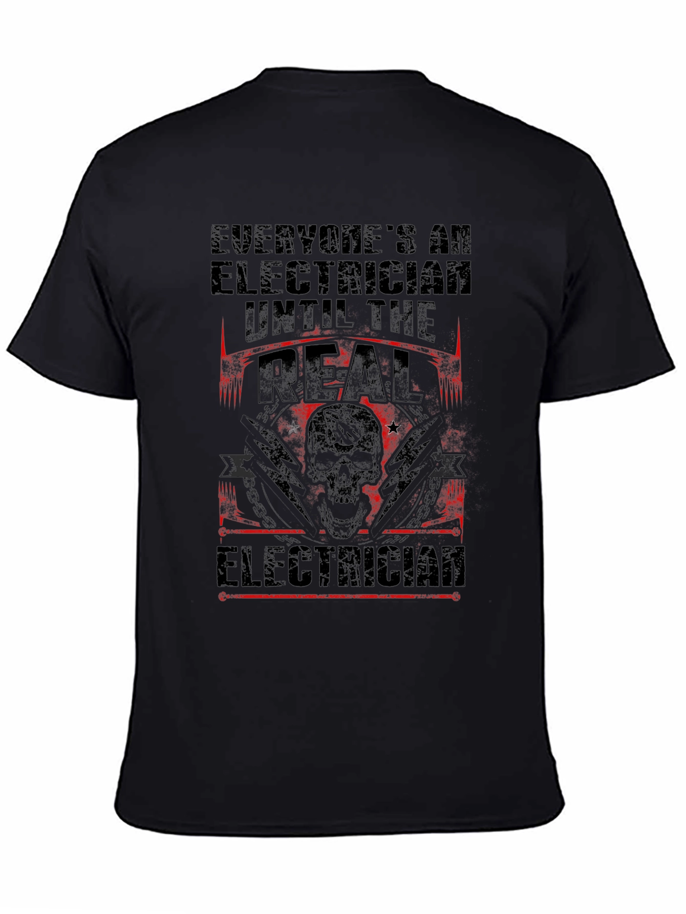 Electrician T-Shirt - Real Electrician Design