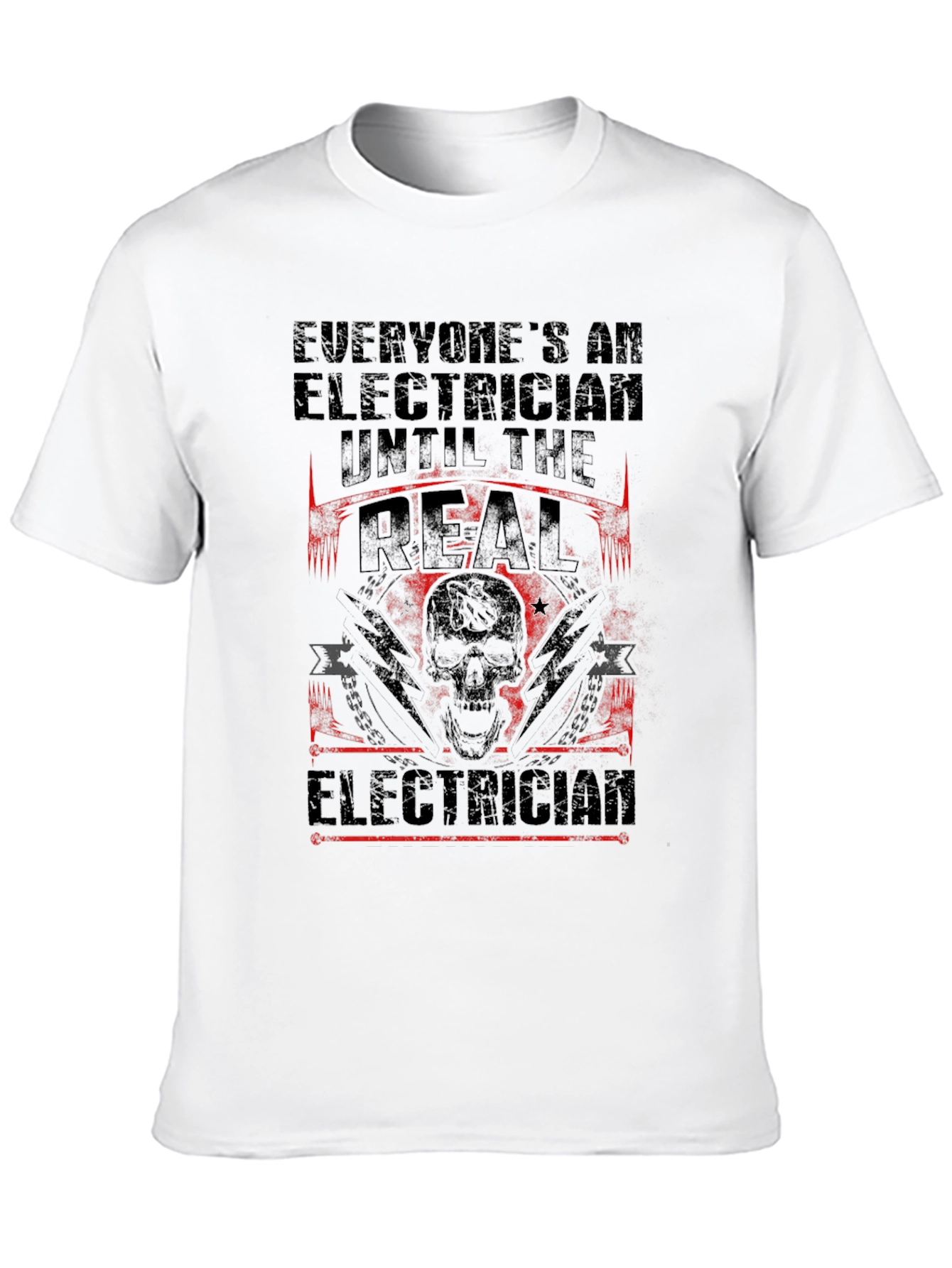 Electrician T-Shirt - Real Electrician Design